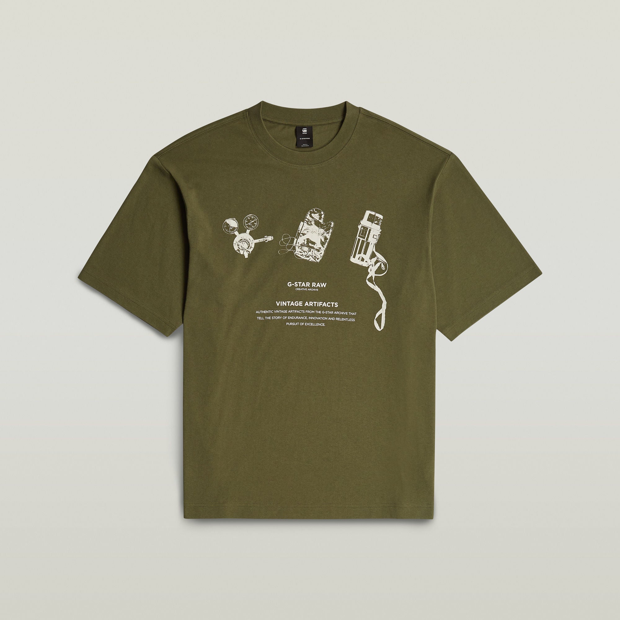 G-Star Raw - Archive Boxy Tee - Shadow Olive