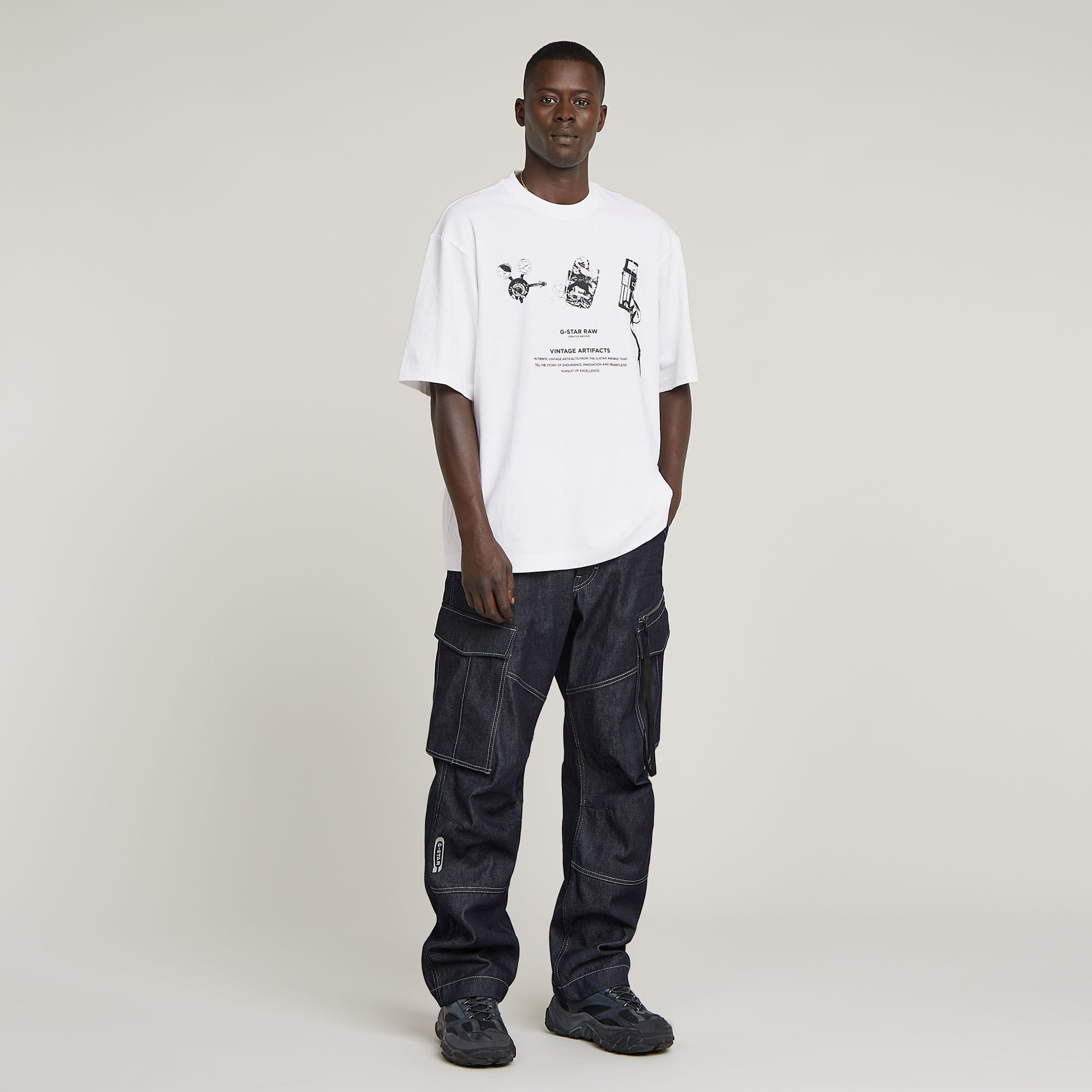 G-Star Raw - Archive Boxy Tee - White