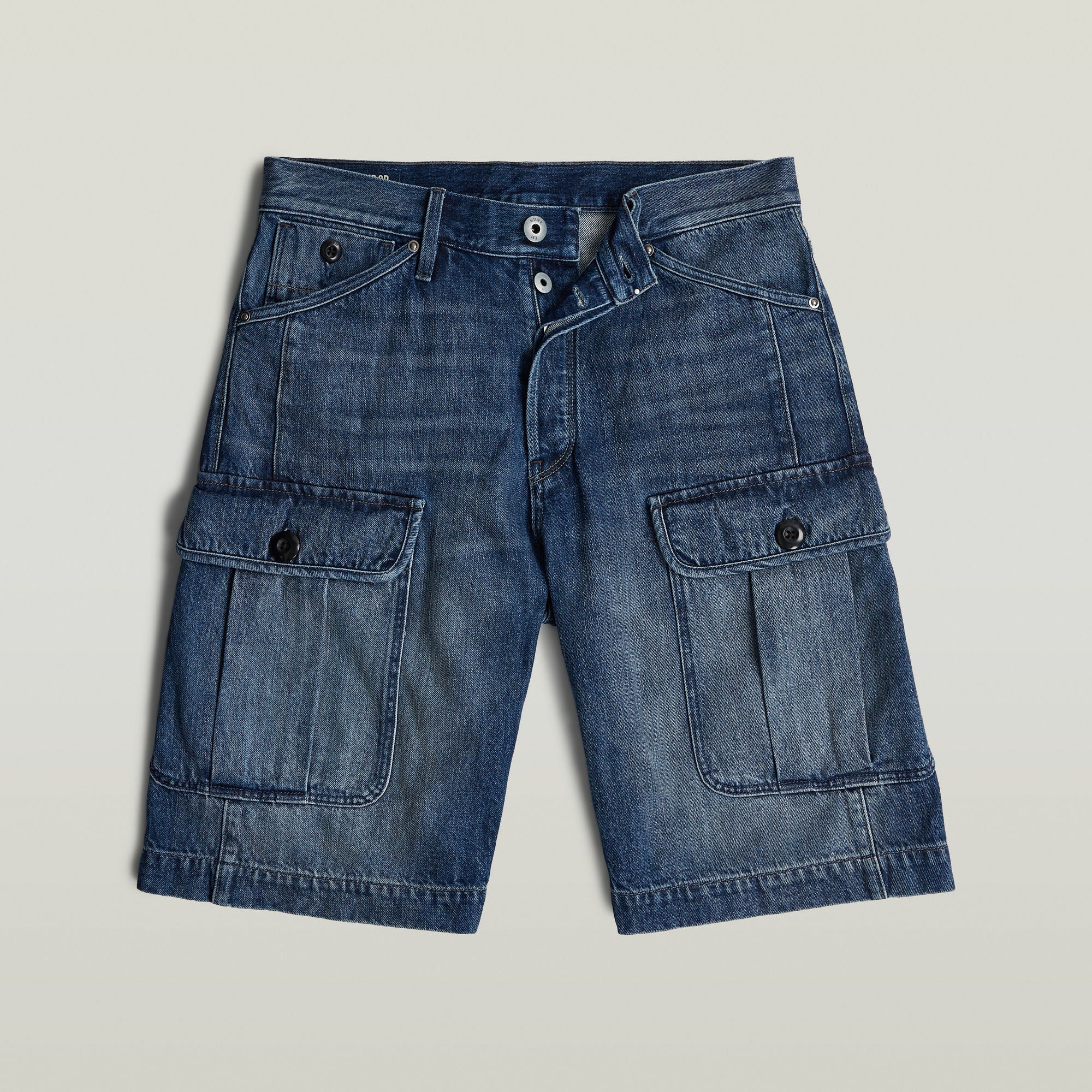 G-Star Raw - Bend 3D Cargo Short - Worn In Blue Creek