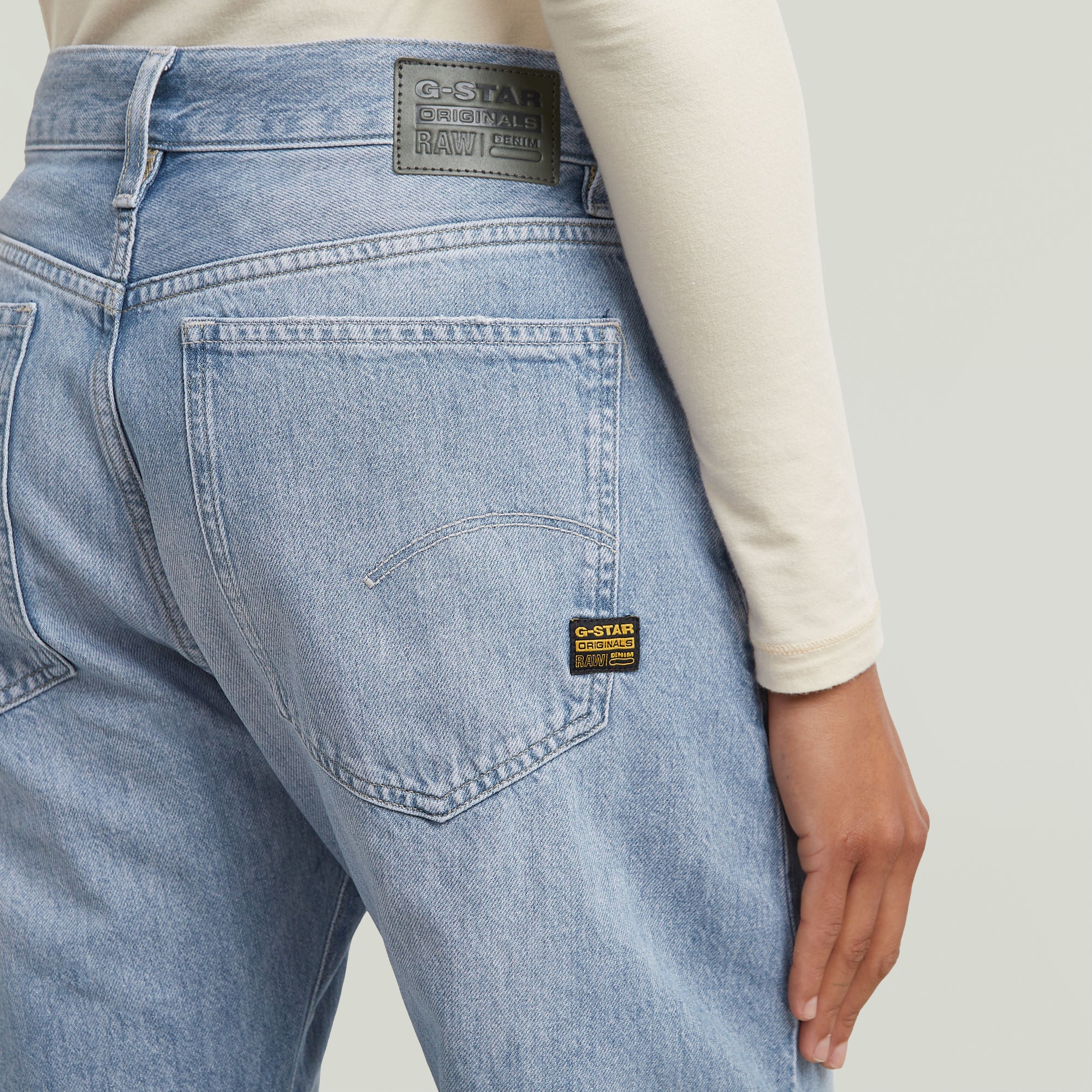 G-Star Raw - Bowey 3D Boyfriend Jean - Vintage Platinum Blue