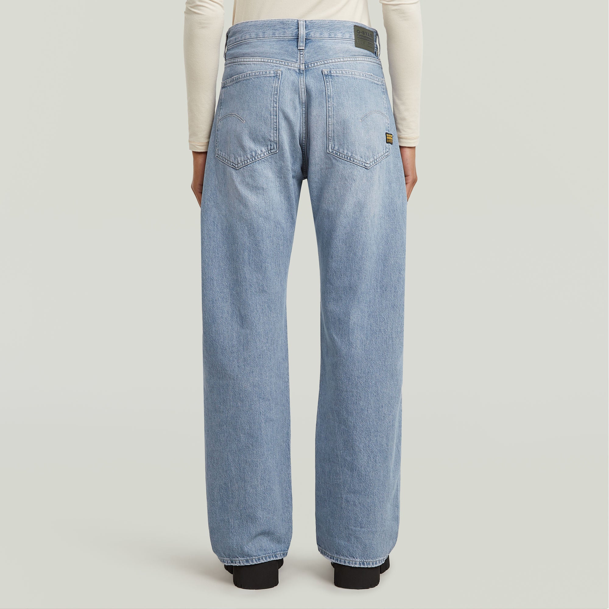 G-Star Raw - Bowey 3D Boyfriend Jean - Vintage Platinum Blue