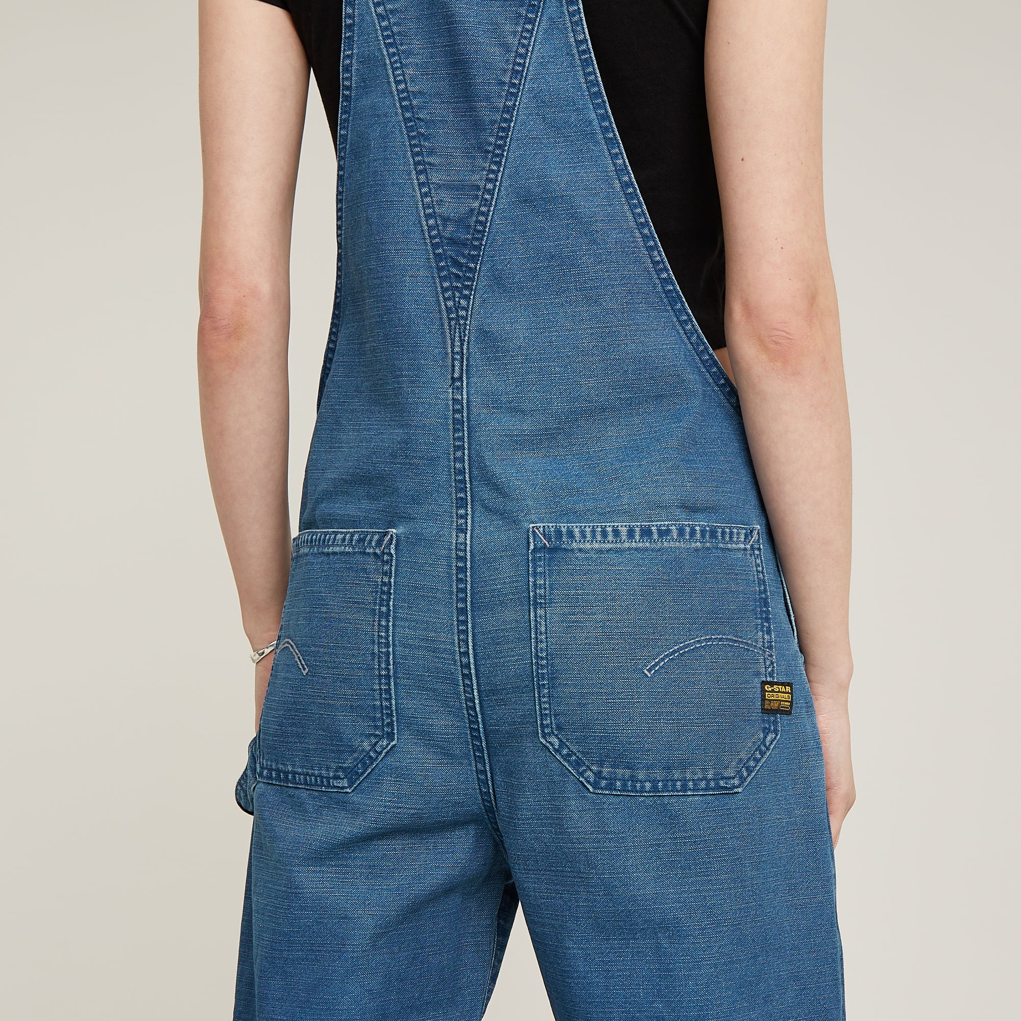 G-Star Raw - Bowey 3D Carpenter Loose Overall - Faded Indigo GD