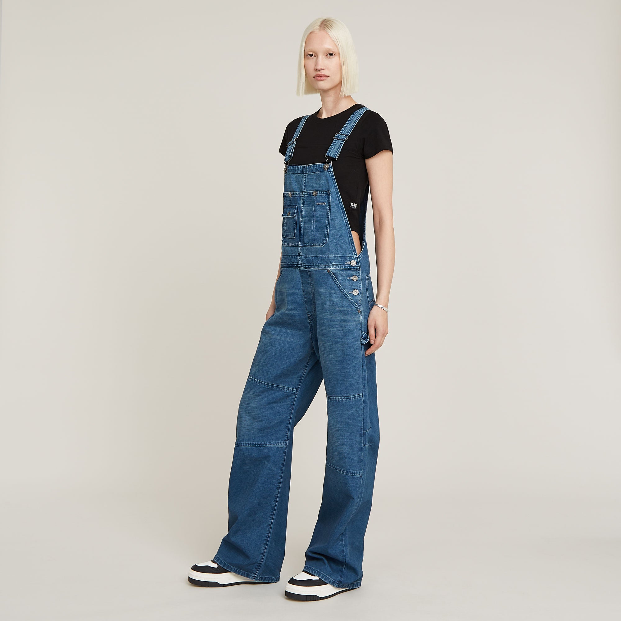 G-Star Raw - Bowey 3D Carpenter Loose Overall - Faded Indigo GD