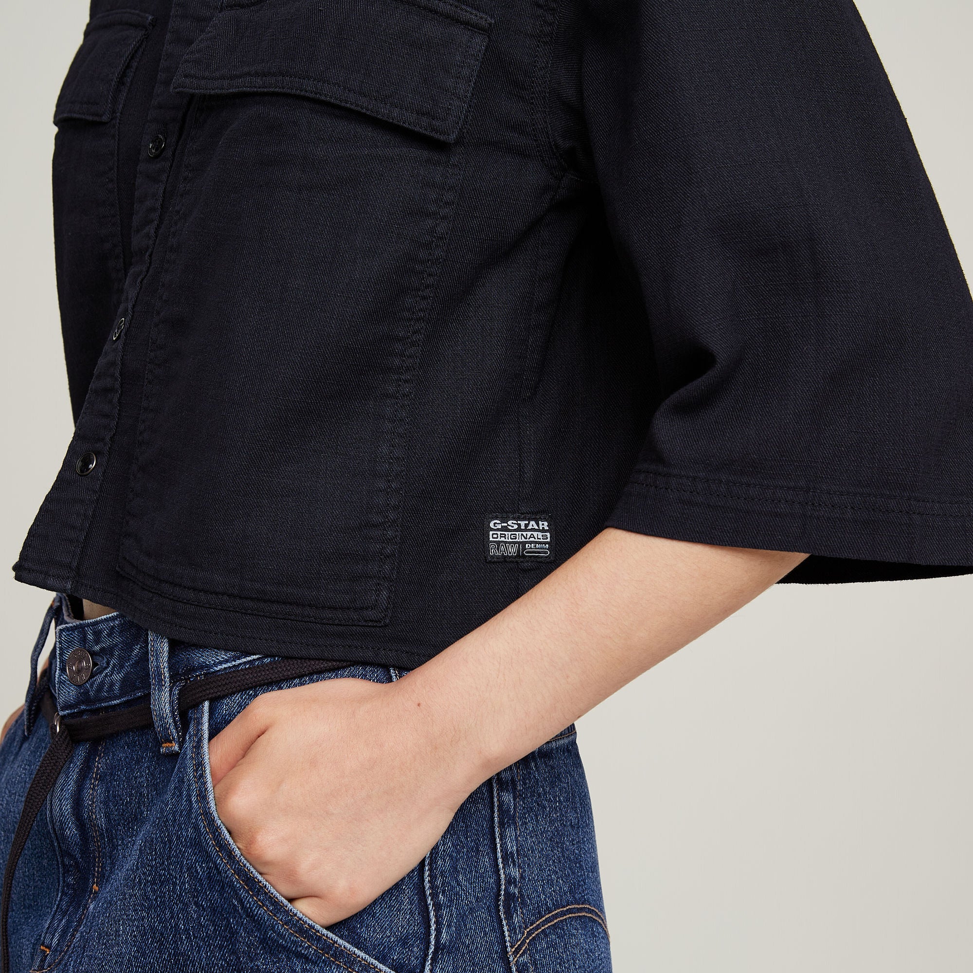 G-Star Raw - Boxy SS Shirt - Dark Black GD