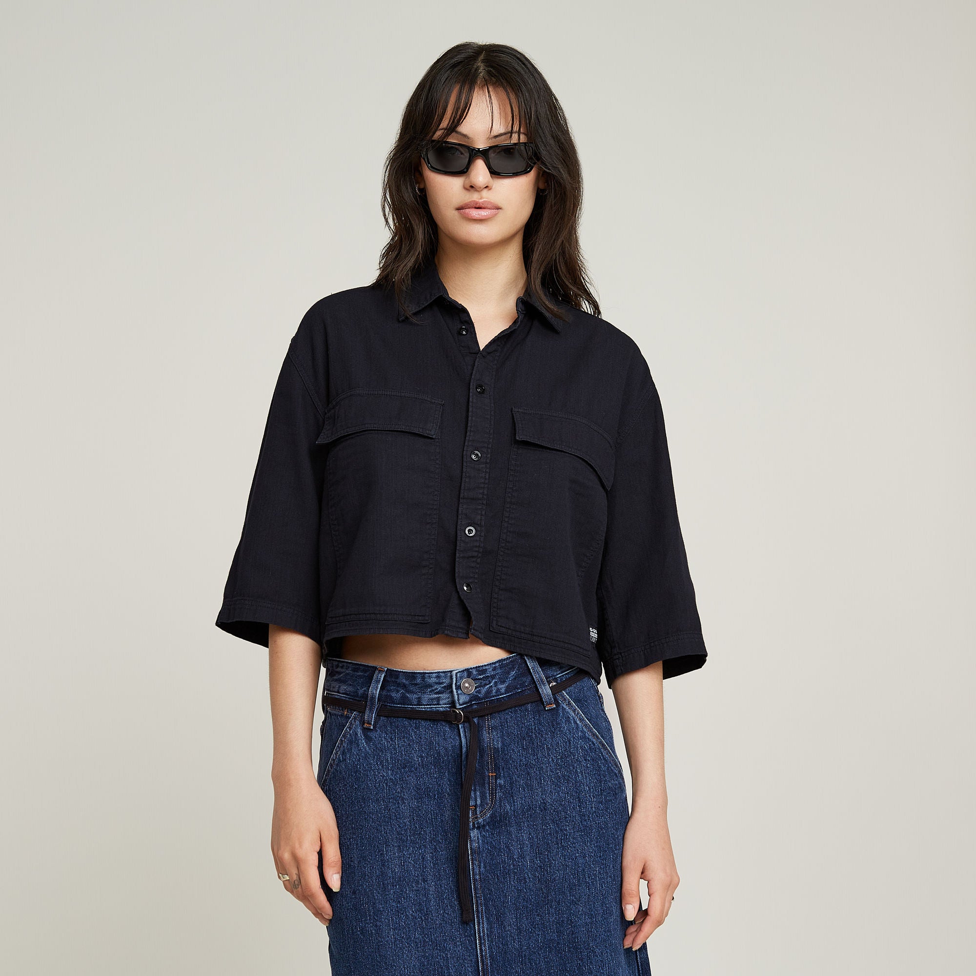 G-Star Raw - Boxy SS Shirt - Dark Black GD