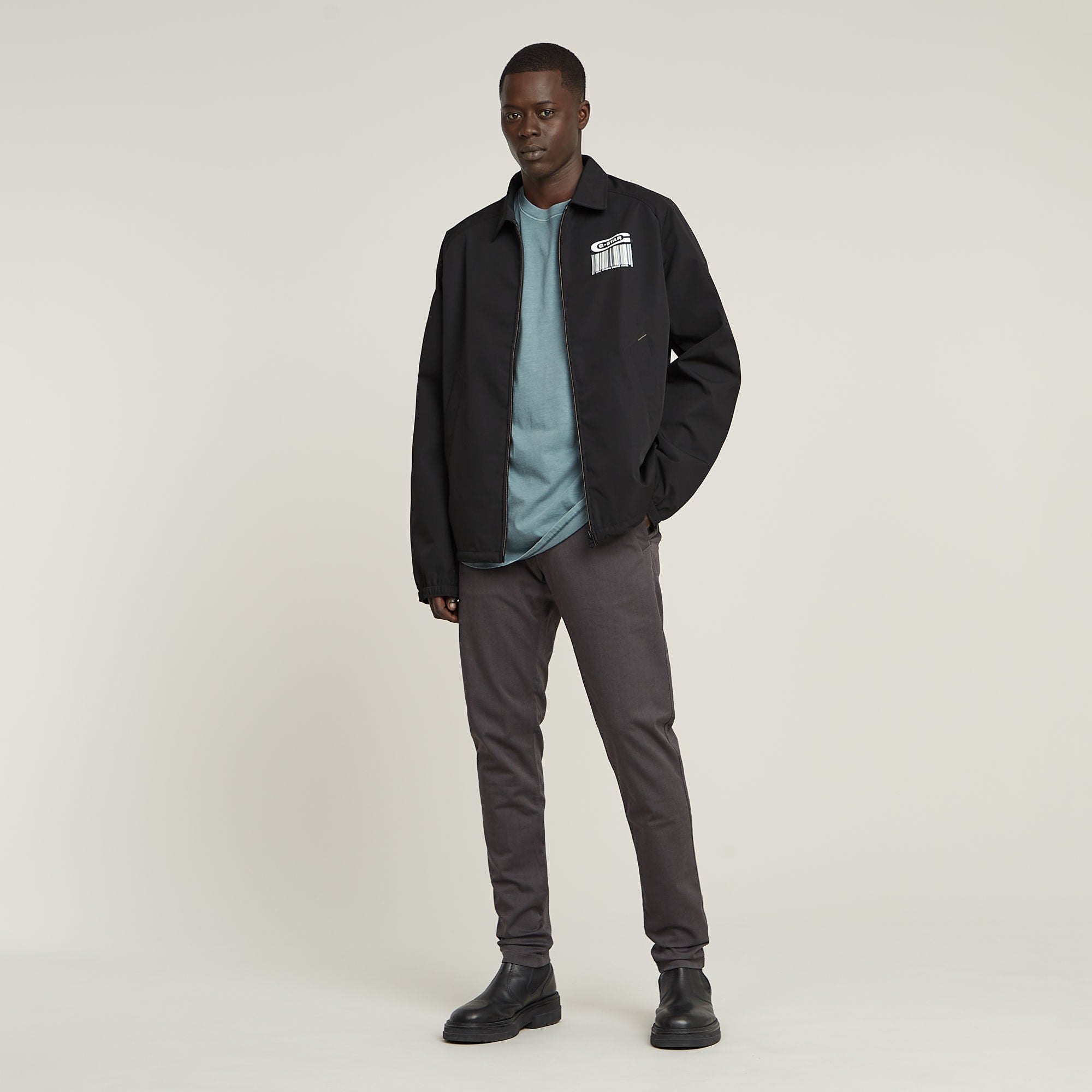 G-Star Raw - Bronson 3.0 Slim Chino - GS Grey/Dark Black Herringbone