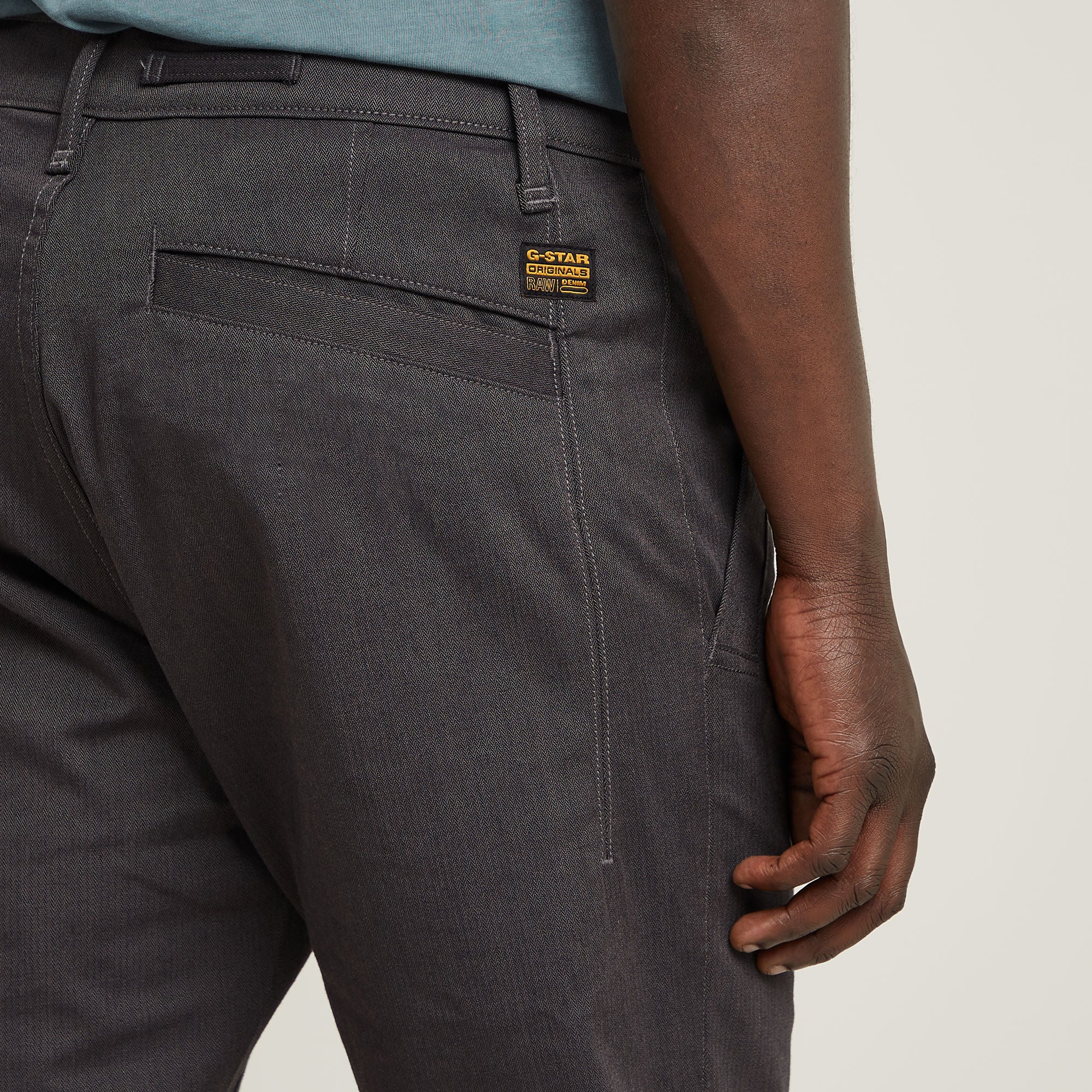 G-Star Raw - Bronson 3.0 Slim Chino - GS Grey/Dark Black Herringbone