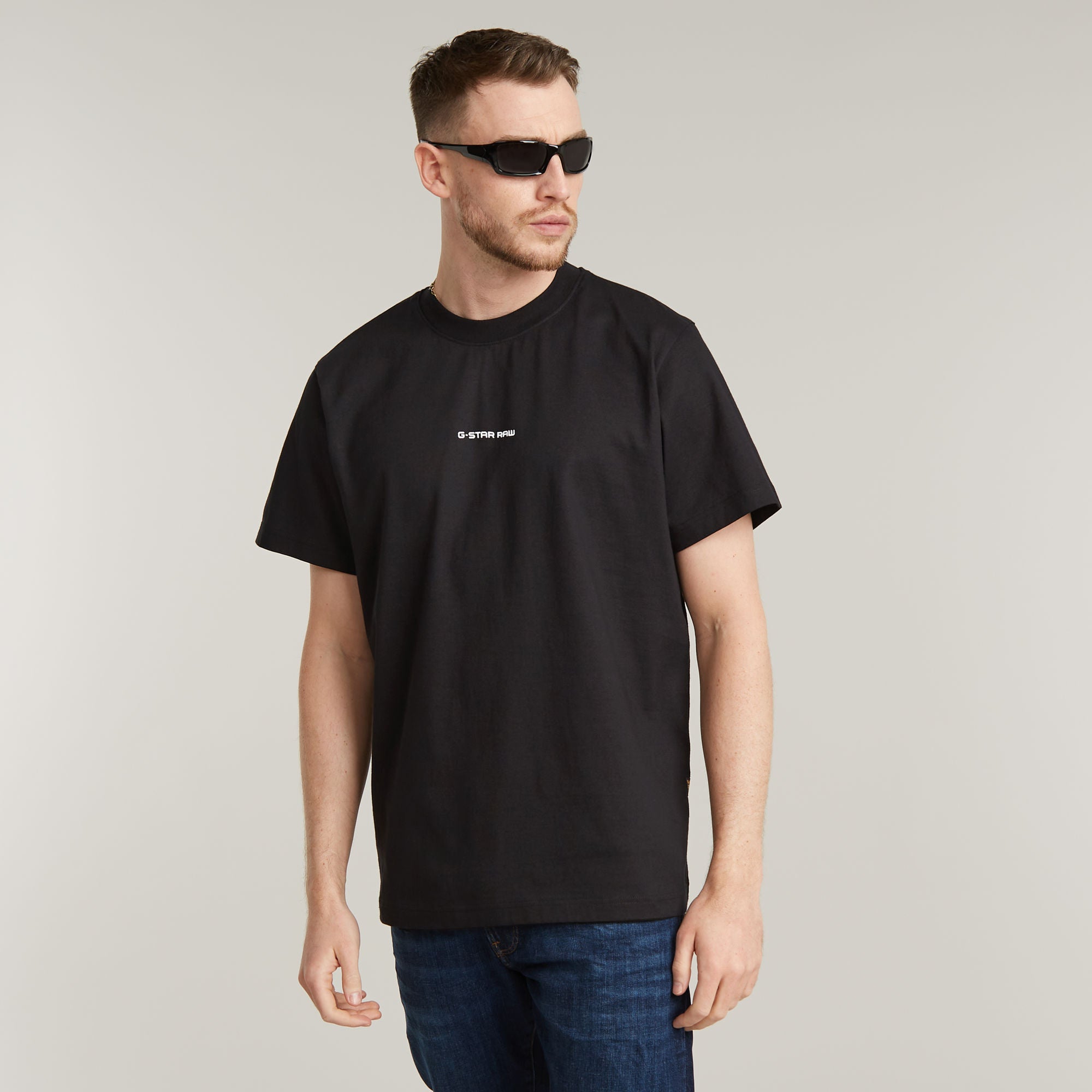 G-Star Raw - Center Chest Logo Loose Tee - Dark Black