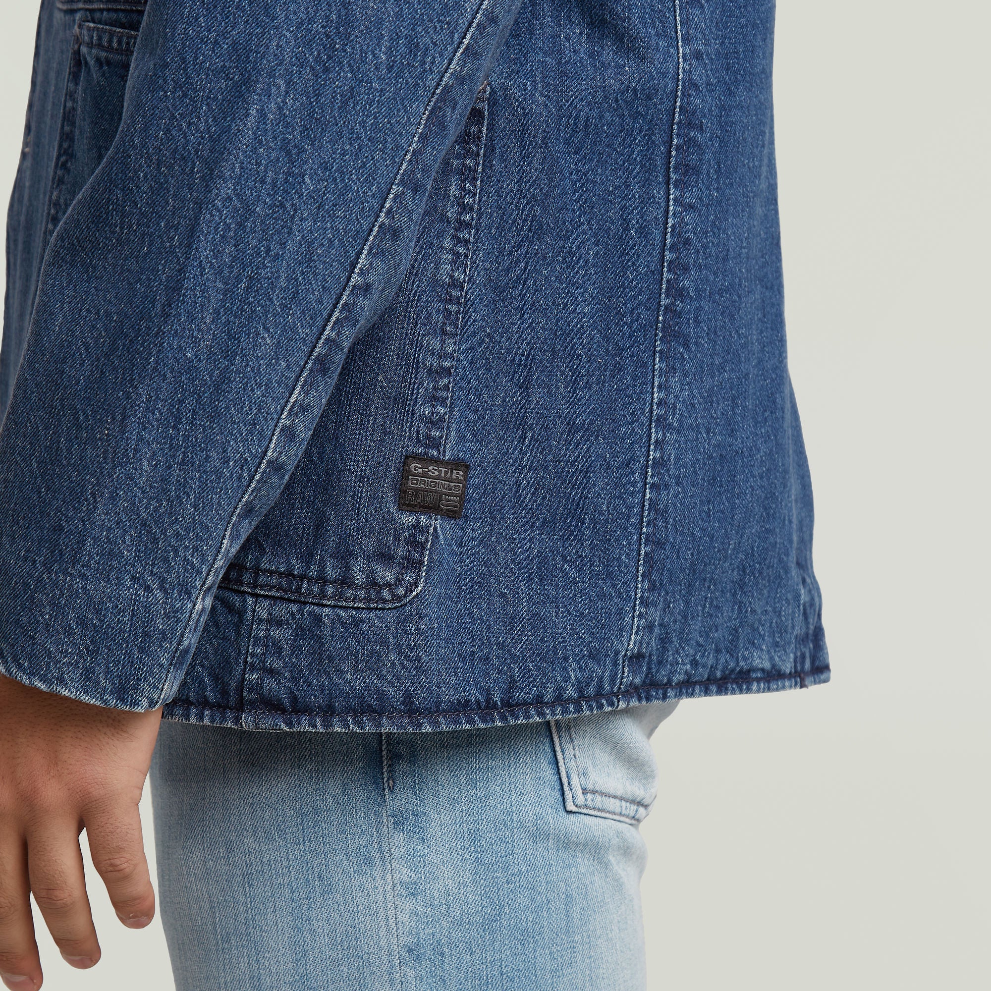 G-Star Raw - Chore Casual Denim Blazer - Worn In Blue Creek