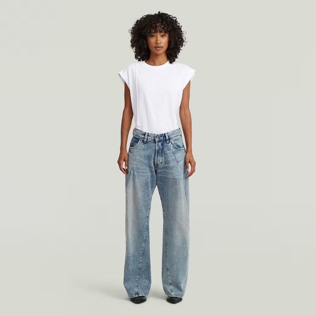 G-Star Raw - Contor 3D Wide Pleat Jean - Vintage Aegean Sea