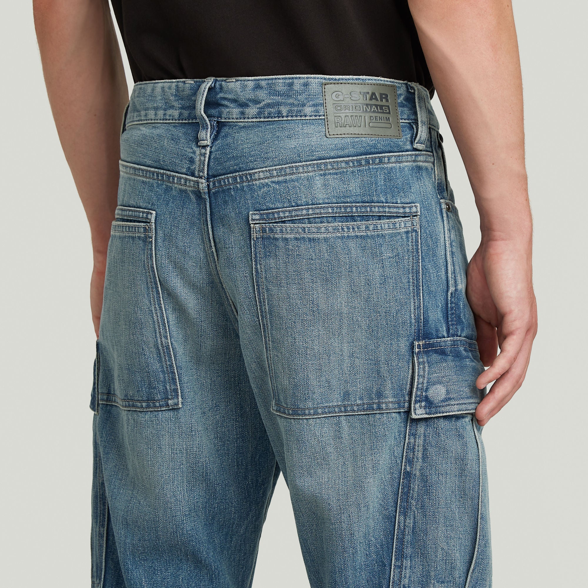 G-Star Raw - Contor 3D Regular Cargo Jean - Vintage Cirrus Blue