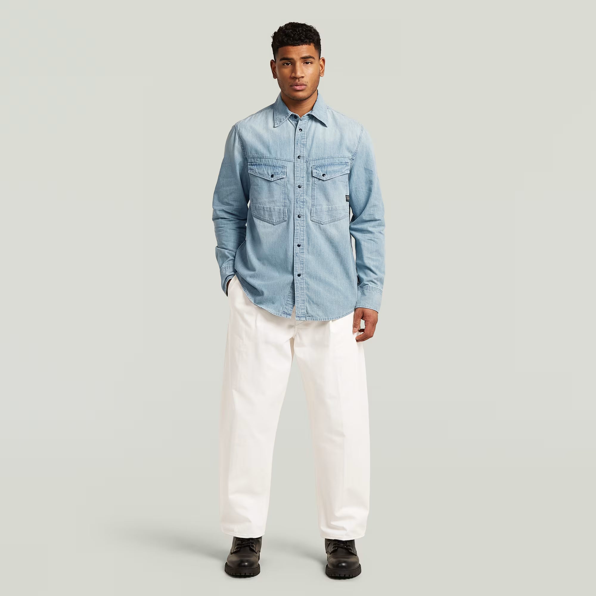 G-Star Raw - Dakota Regular LS Shirt - Vintage Mirage