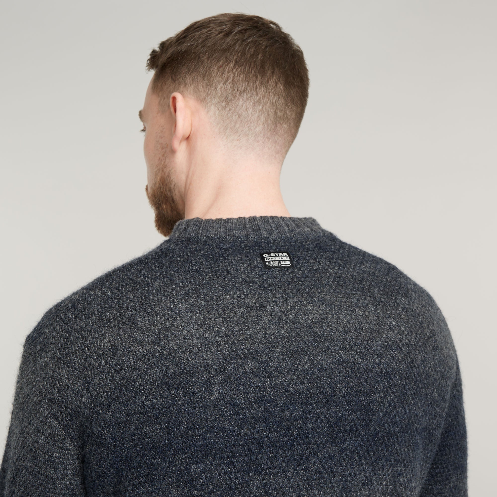 G-Star Raw - Gradient Knitted Sweater - Legion Blue Gradient