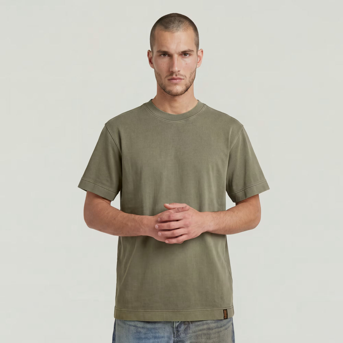 G-Star Raw - GS-01 Washed R Tee - Shadow Olive GD