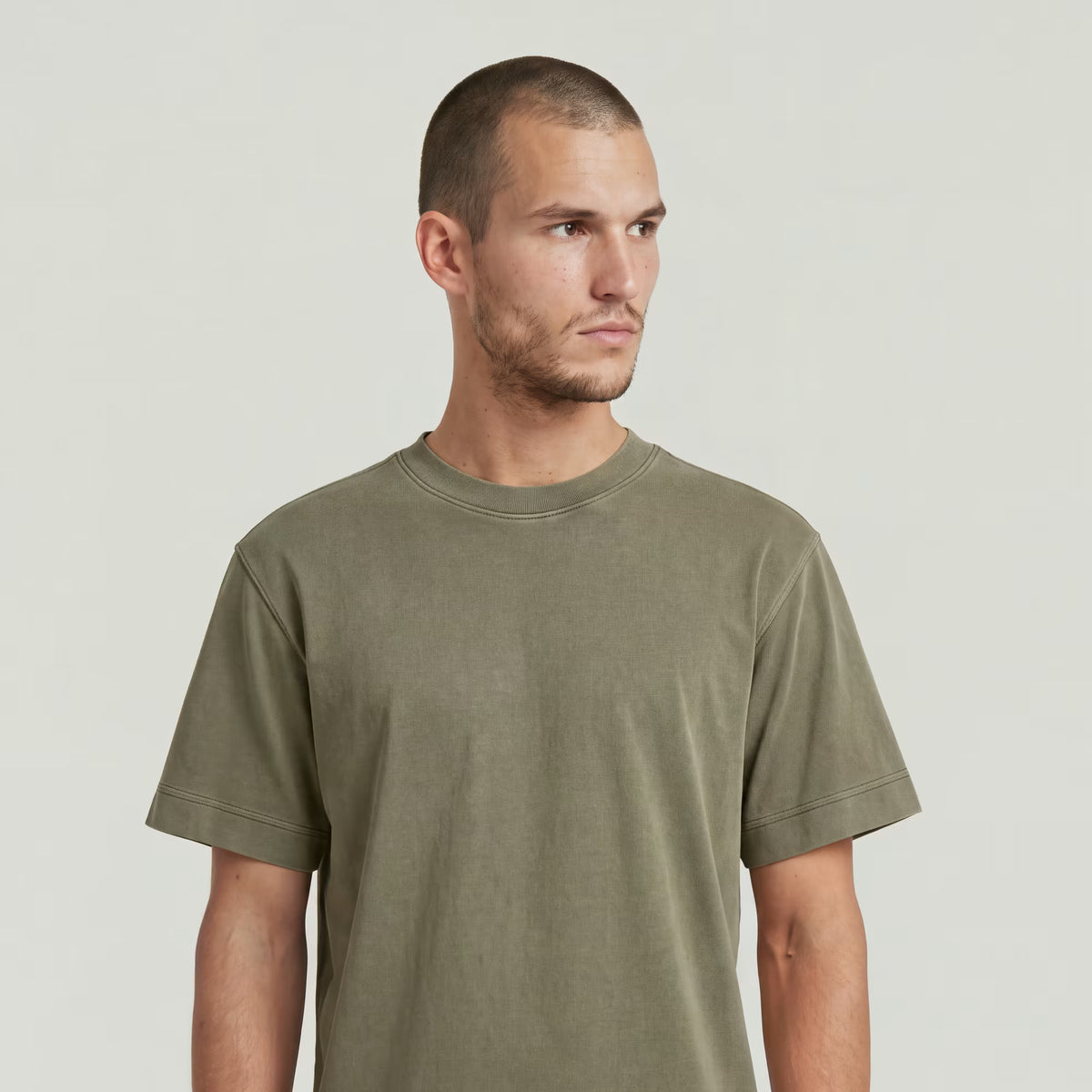 G-Star Raw - GS-01 Washed R Tee - Shadow Olive GD