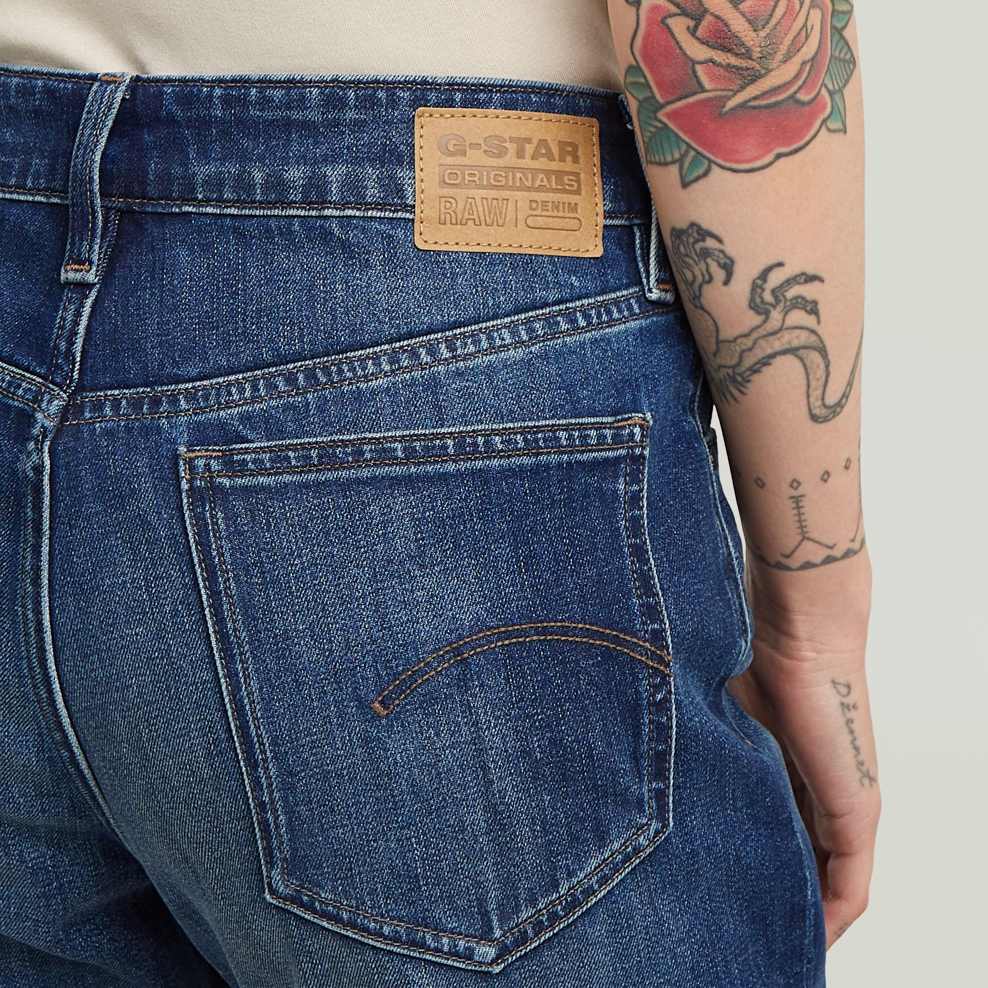 G-Star Raw - Iggie Straight Jean - Worn In Stratos