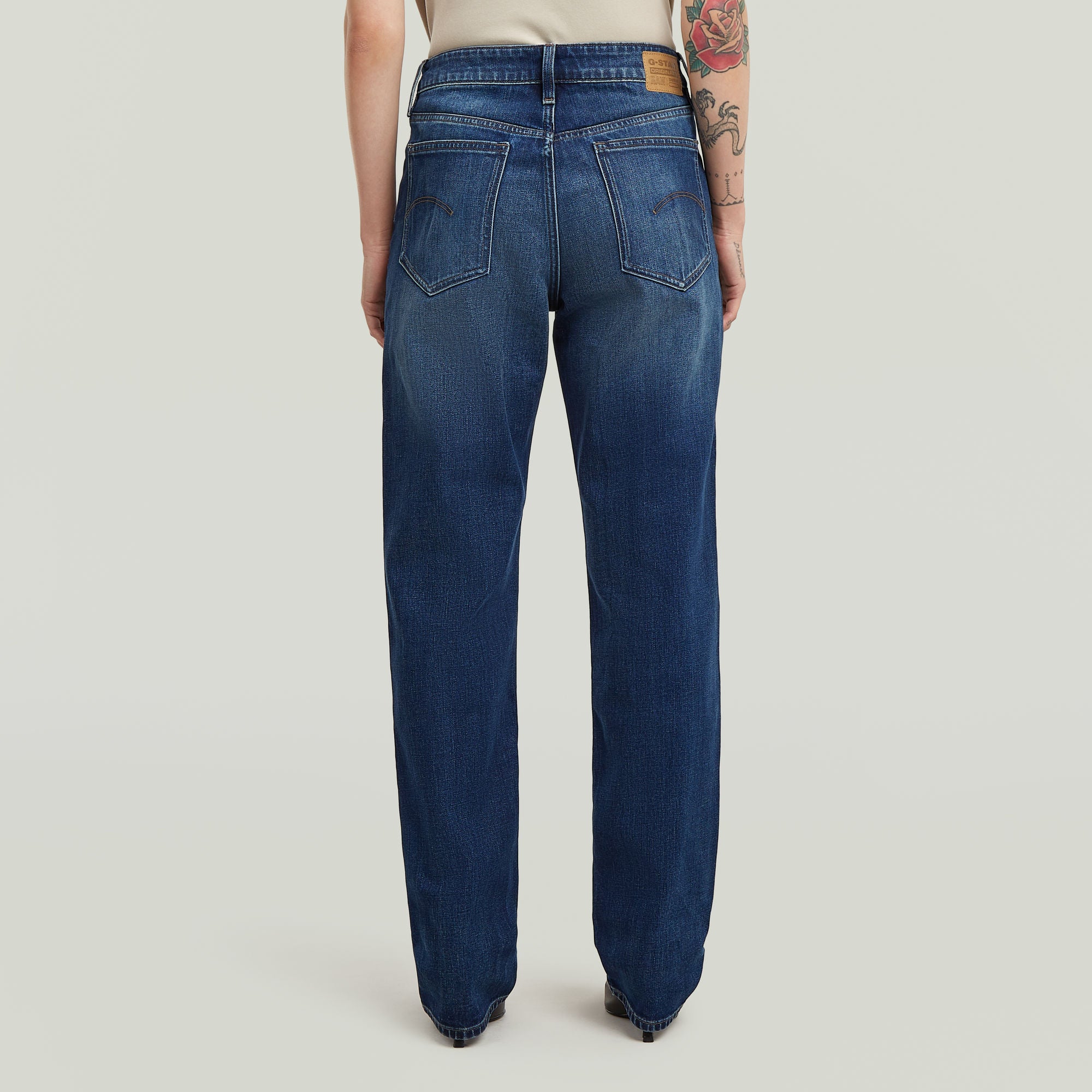 G-Star Raw - Iggie Straight Jean - Worn In Stratos