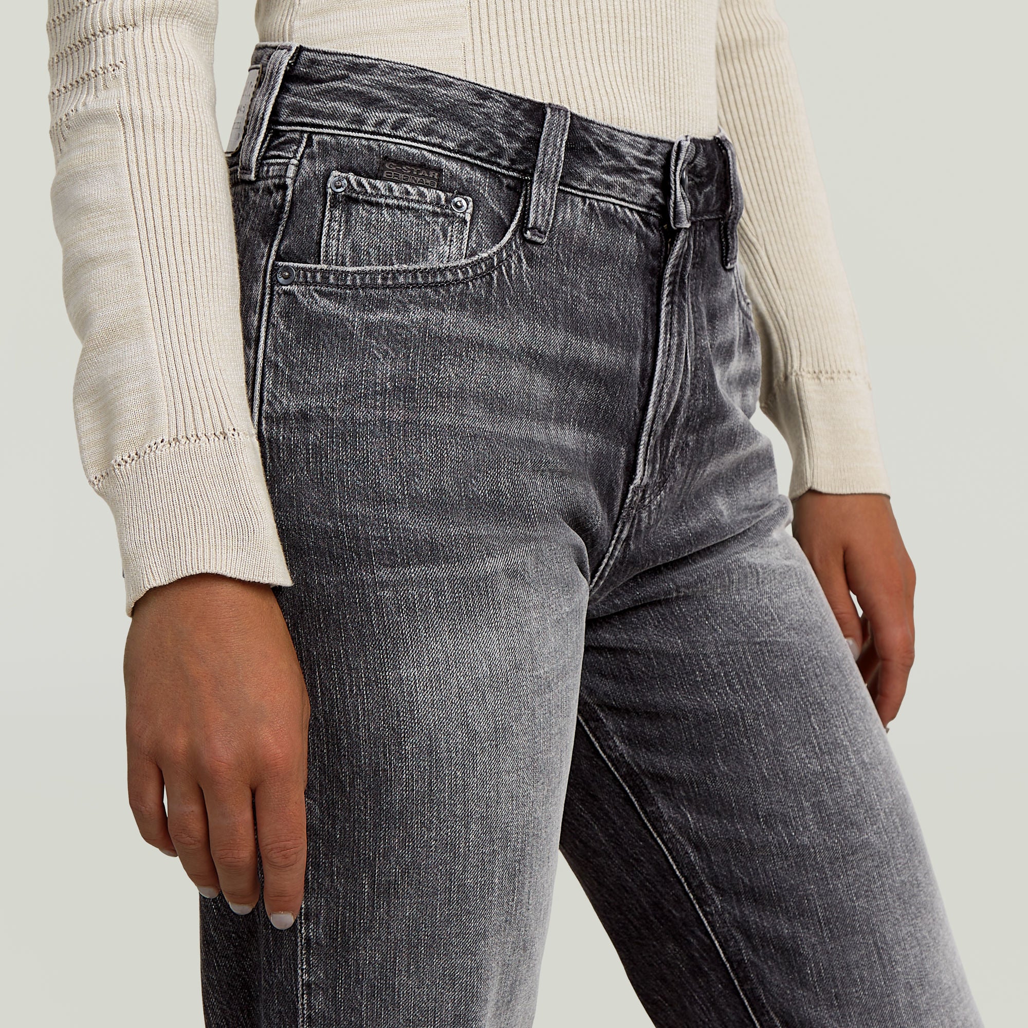 G-Star Raw - Iggie Straight Jean - Faded Scoria Grey