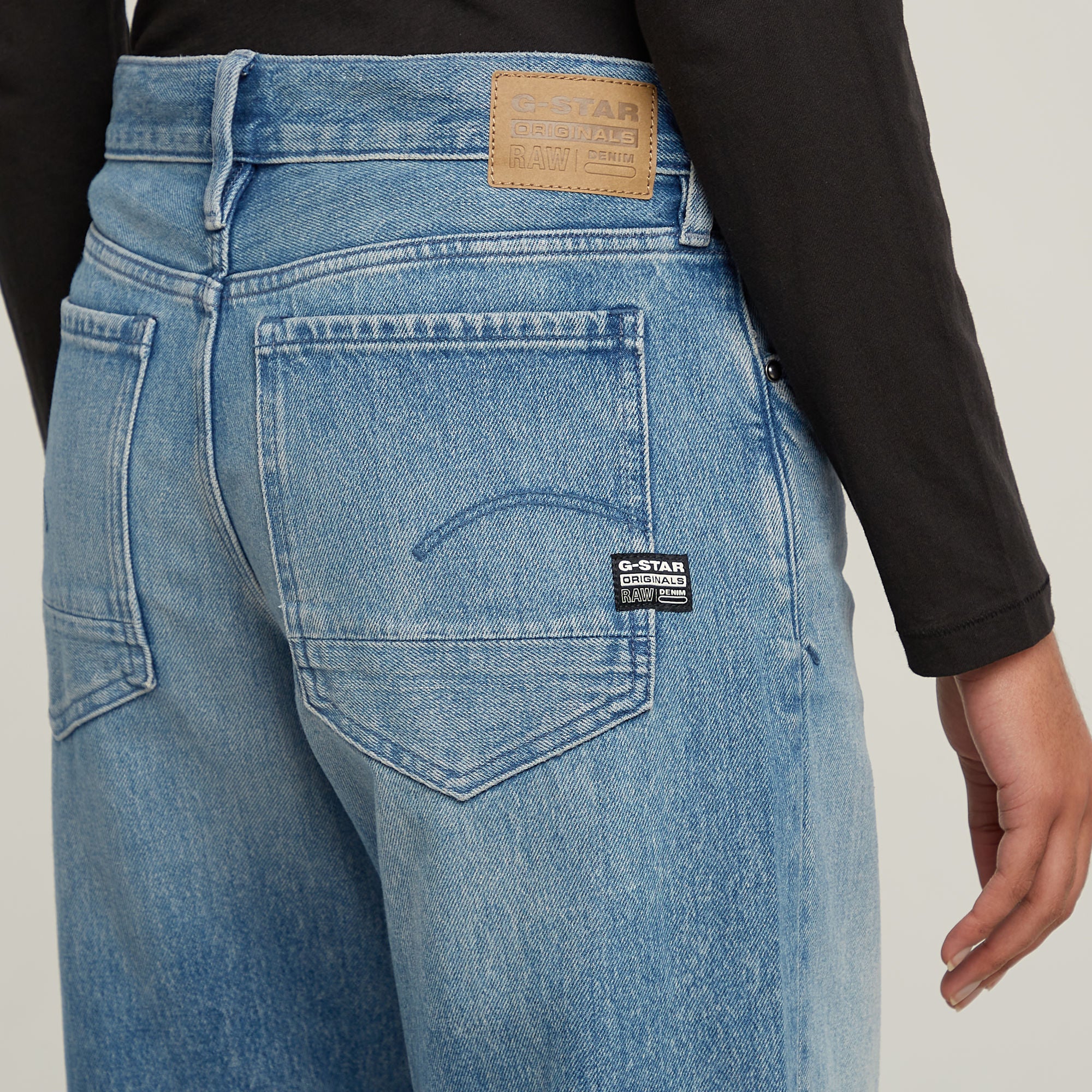 G-Star Raw - Judee Low Waist Loose Jean - Sun Faded Air Force Blue