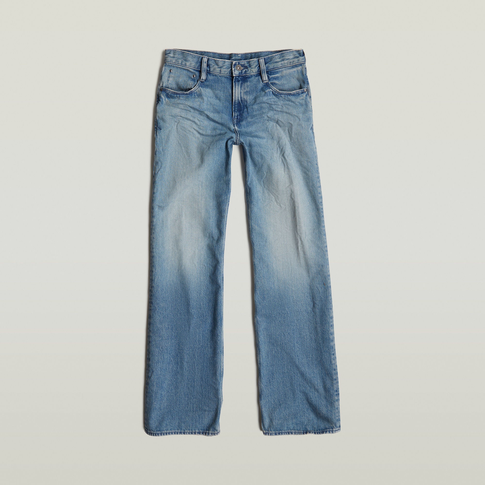 G-Star Raw - Judee Low Waist Loose Jean - Sun Faded Air Force Blue