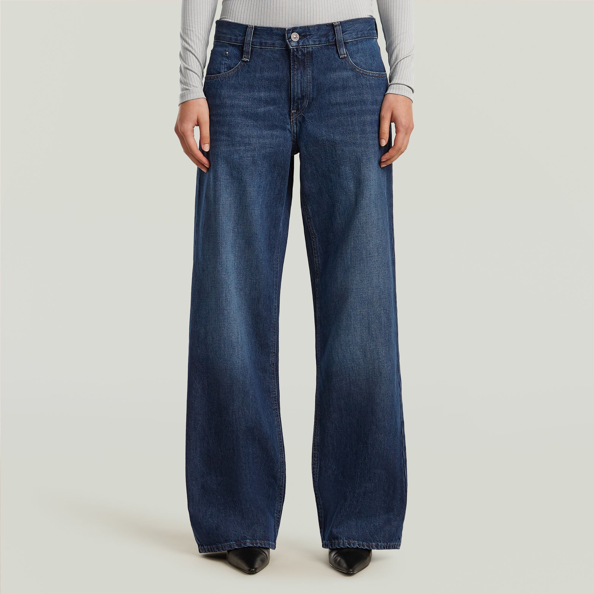 G-Star Raw - Judee Low Waist Loose Jean - Worn In Indigo Veil