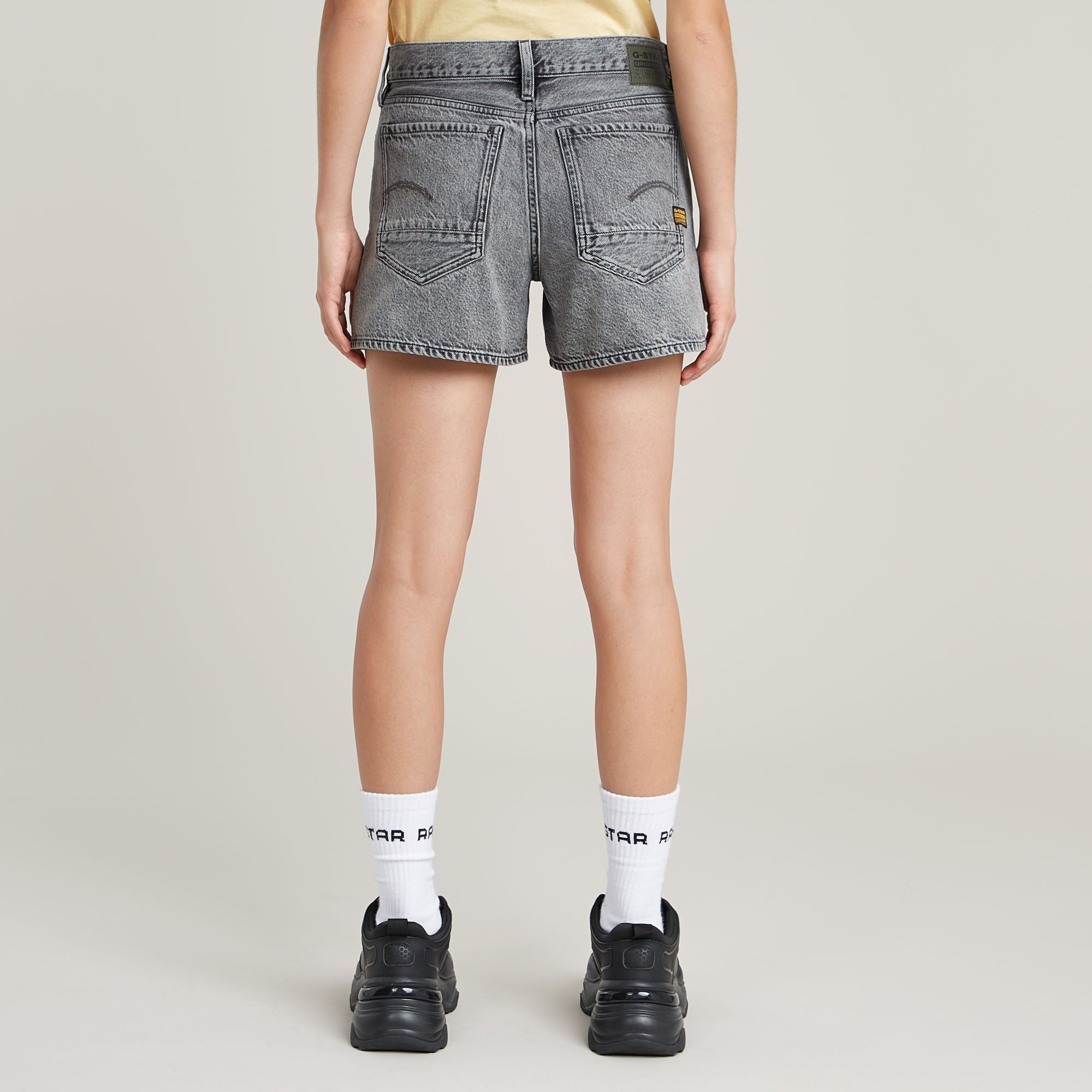 G-Star Raw - Judee Short Clean Edge - Sun Faded Eolith Grey