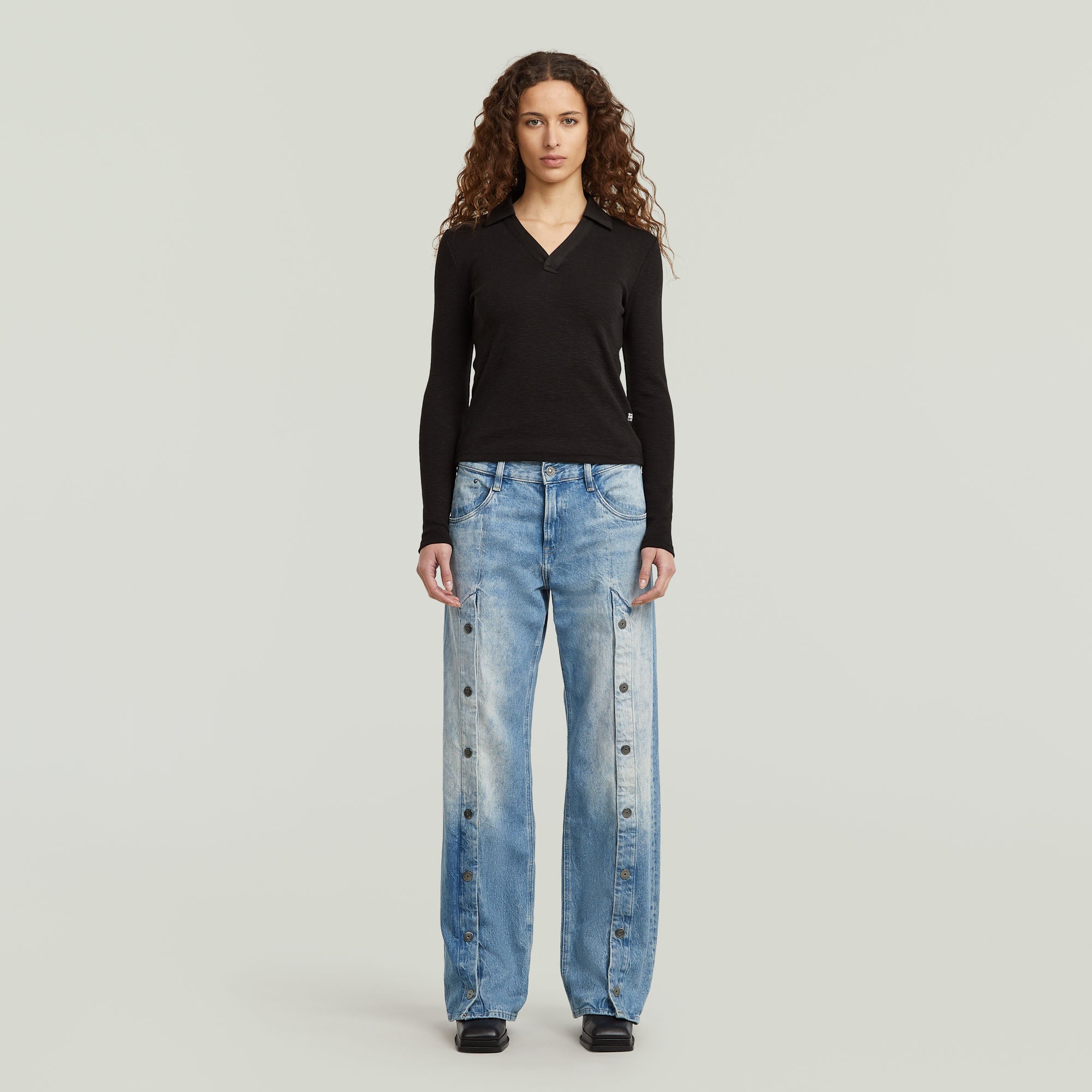 G-Star Raw - Judee Snaps Loose Jean - Vintage Powder Blue