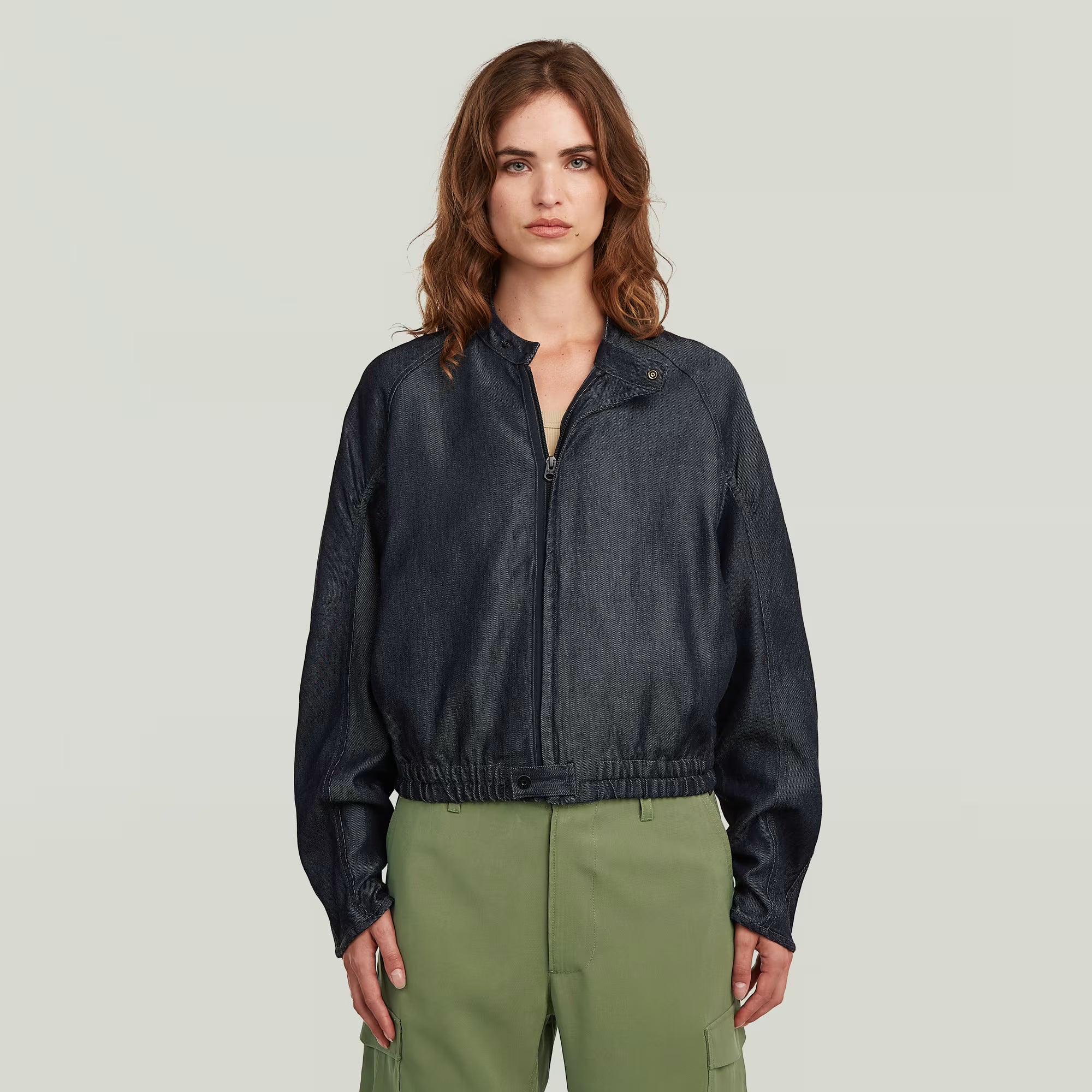 G-Star Raw - Lightweight Summer Bomber Jacket - Rinsed