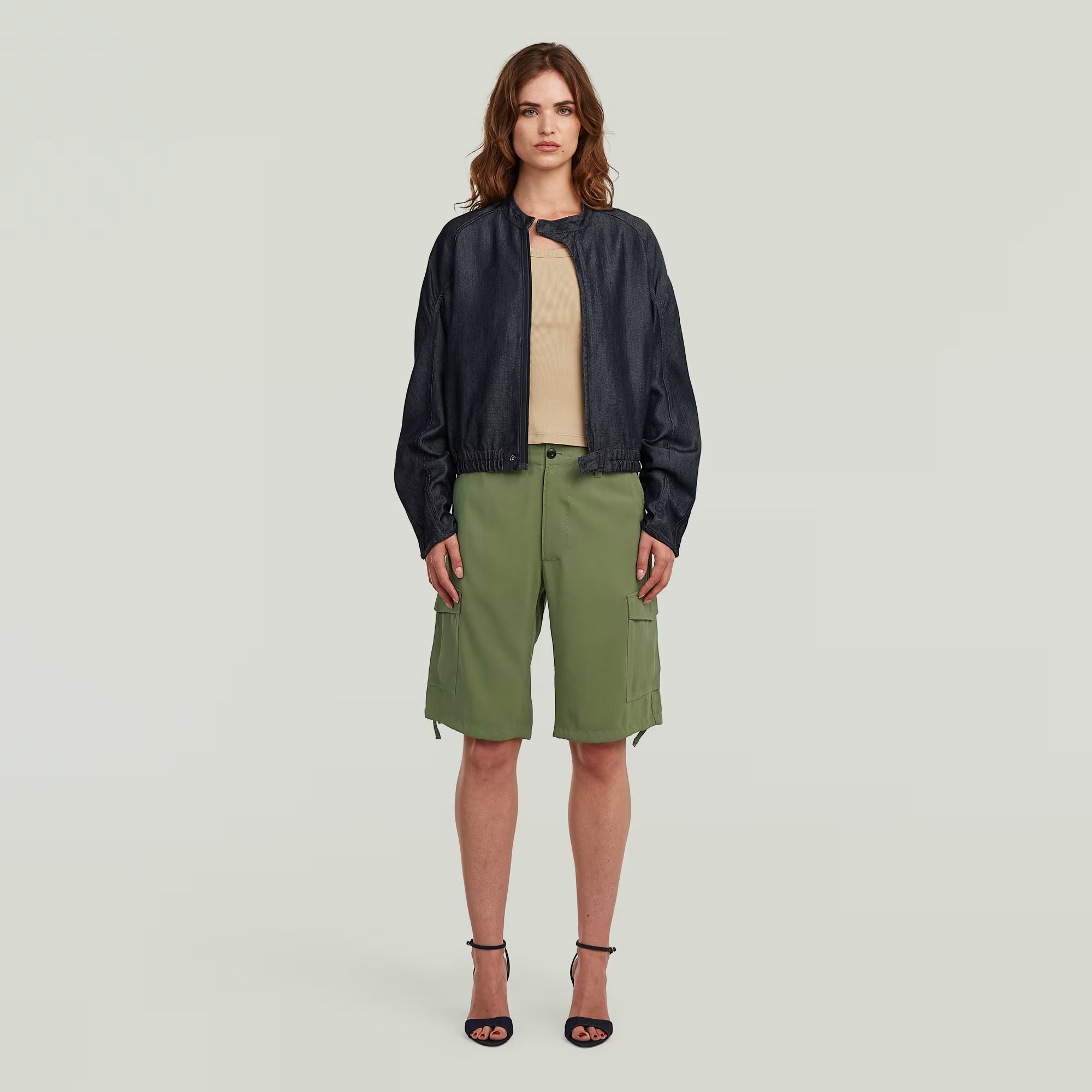 G-Star Raw - Lightweight Summer Bomber Jacket - Rinsed