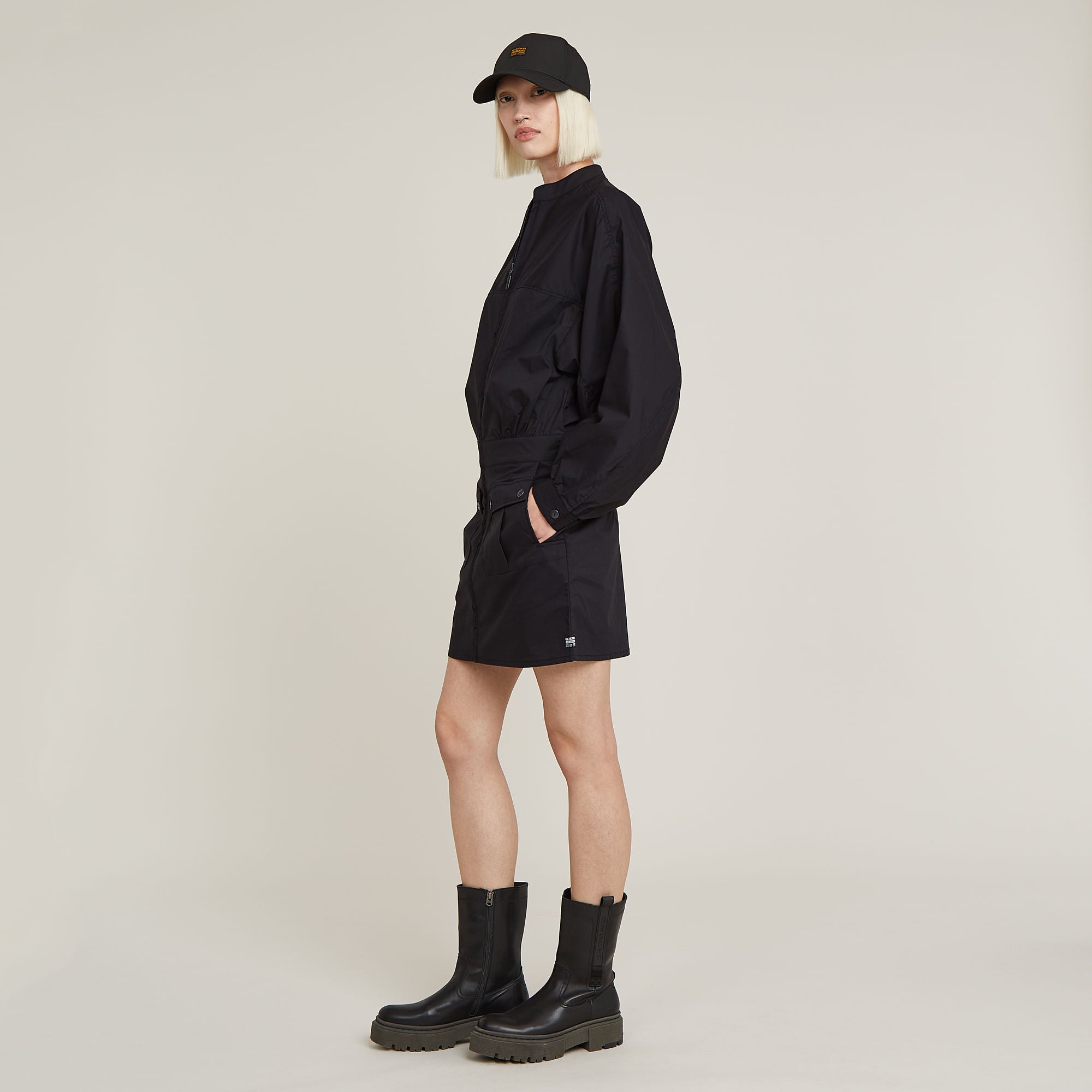 G-Star Raw - Macro Balloon LS Dress - Dark Black