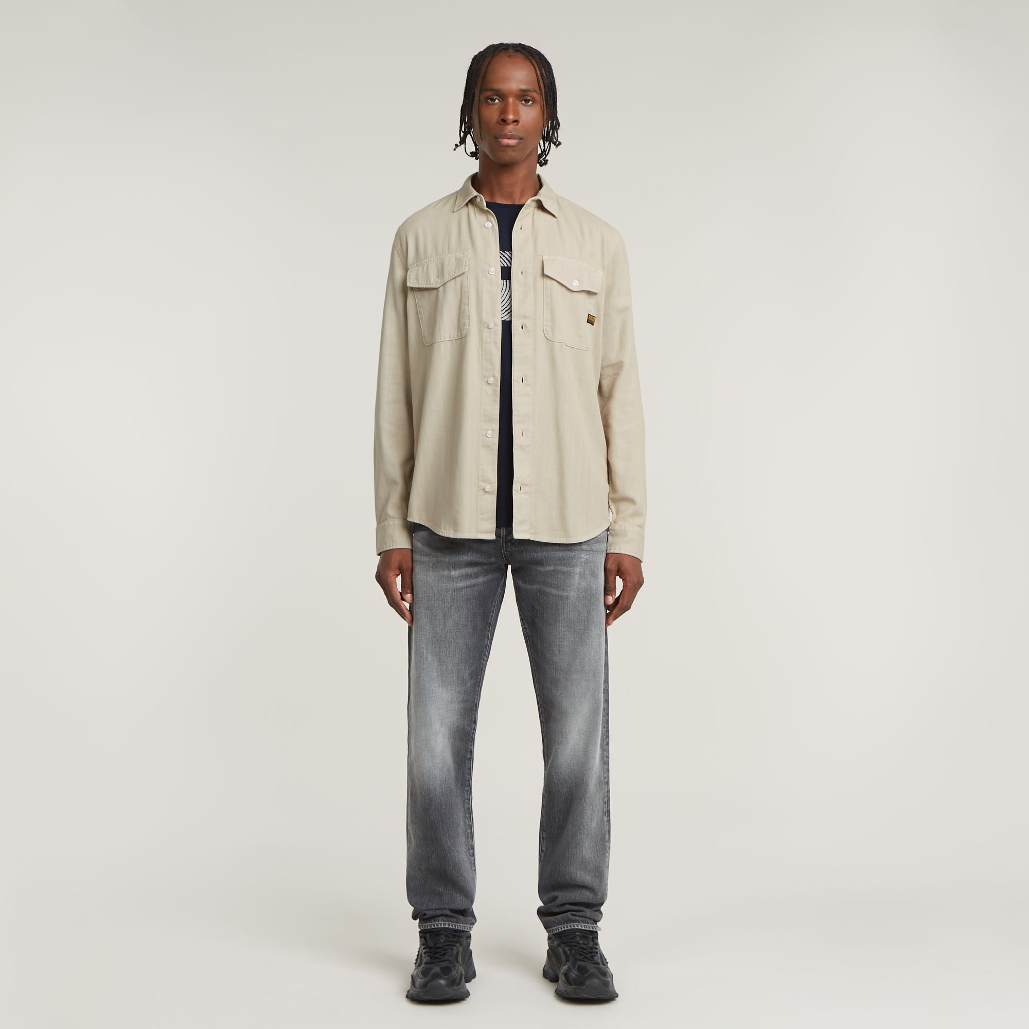 G-Star Raw - Marine Slim LS Shirt - Dark Brick GD
