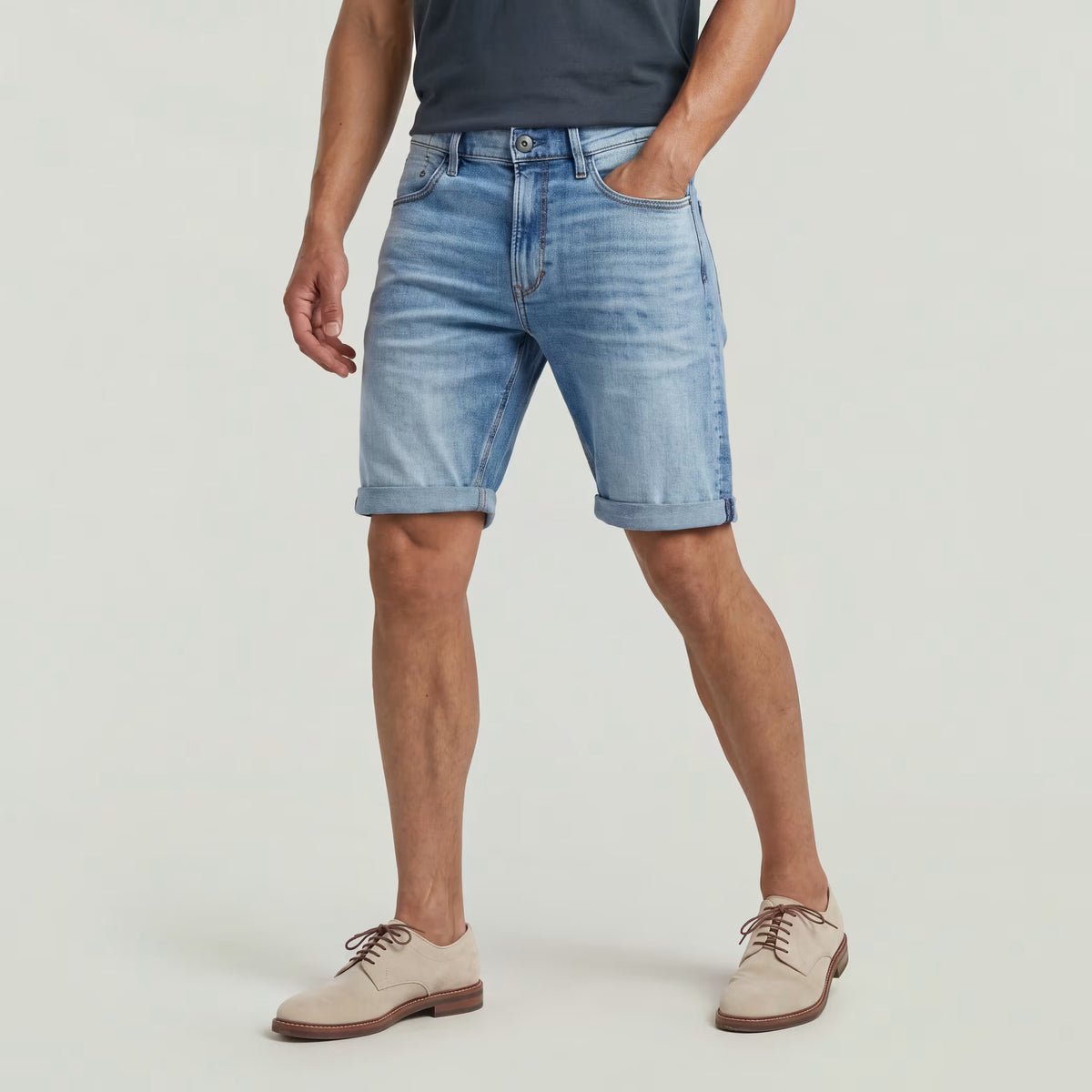 G-Star Raw - Mosa Short - Light Indigo Aged