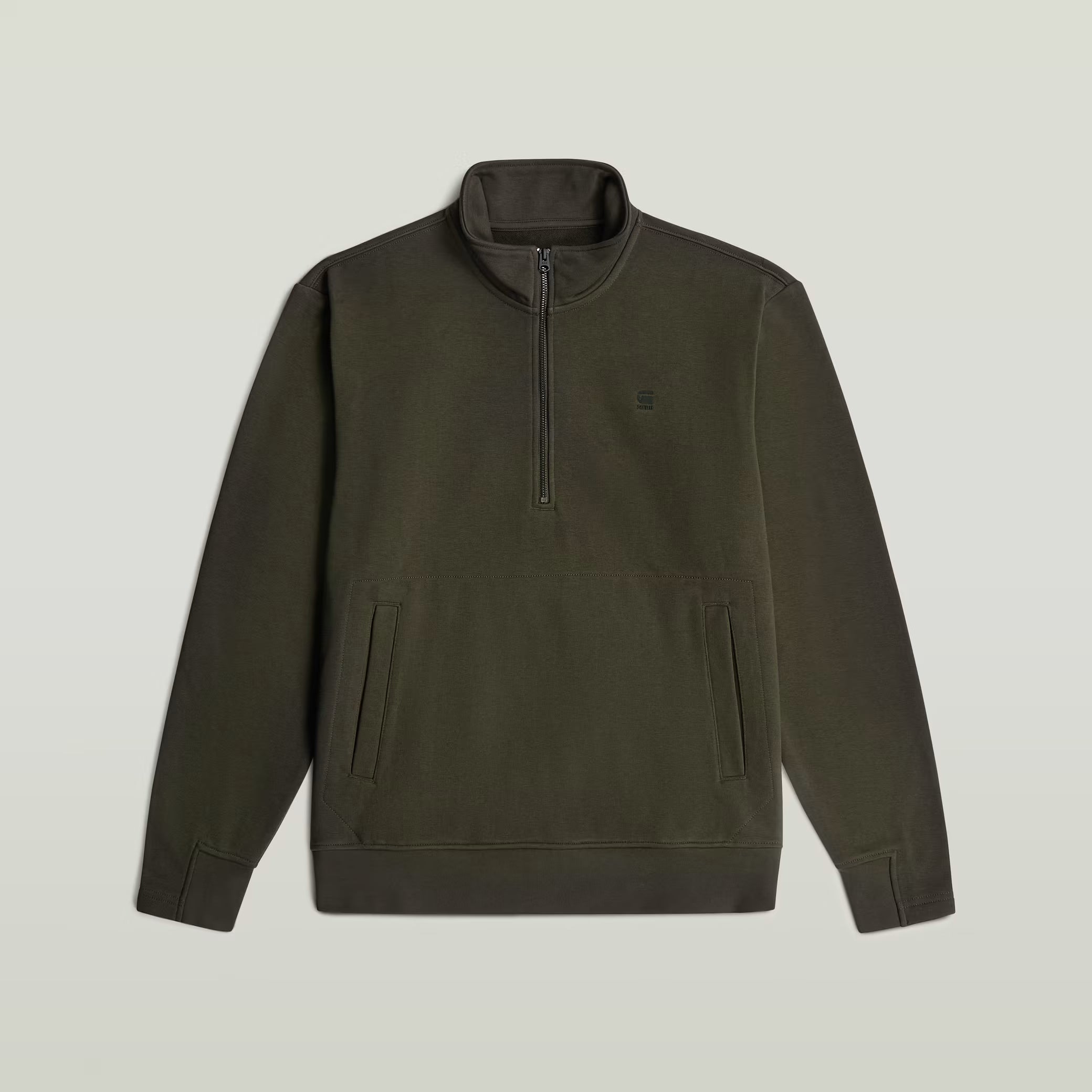 G-Star Raw - Nifous Half Zip Sweater - Asfalt