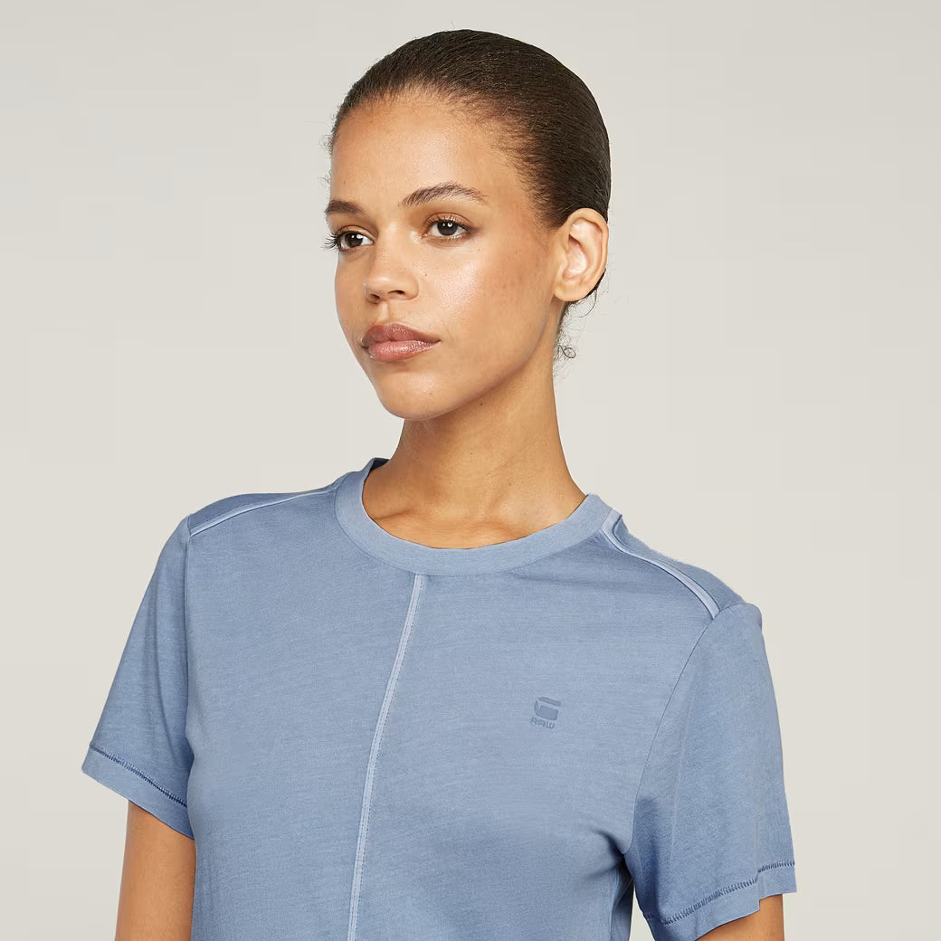 G-Star Raw - Overdyed Front Seam R Tee - Amann GD