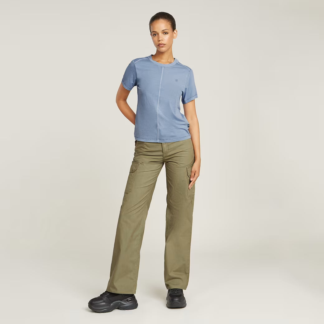 G-Star Raw - Overdyed Front Seam R Tee - Amann GD