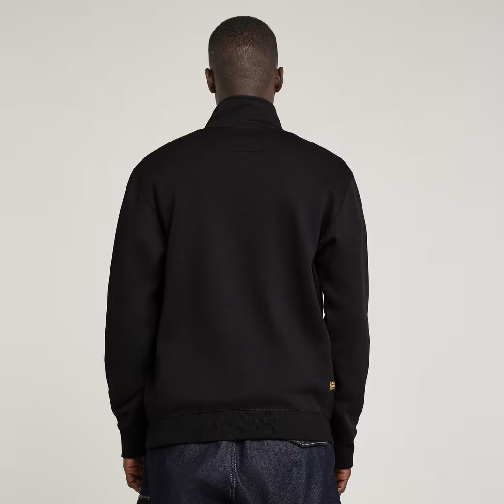 G-Star Raw - Premium Core Half Zip Sweater - Dark Black
