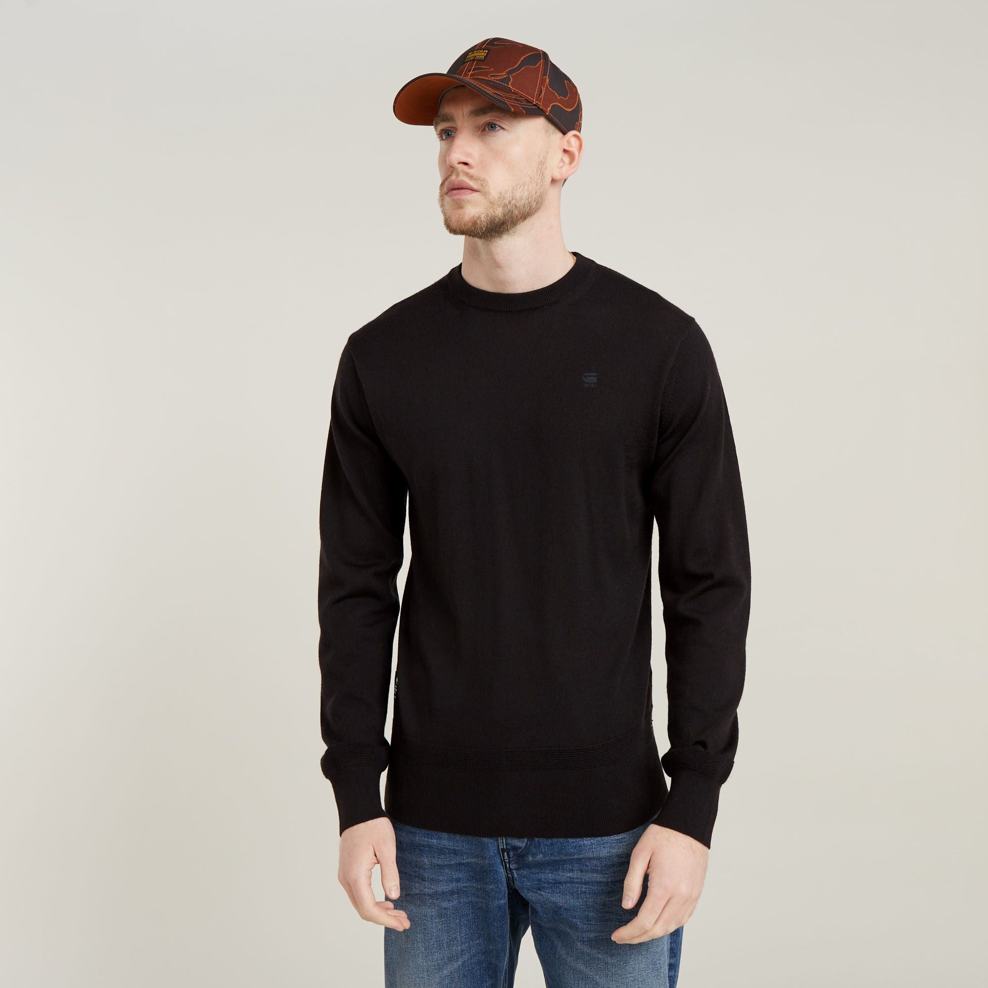 G-Star Raw - Premium Core Knitted Sweater - Dark Black