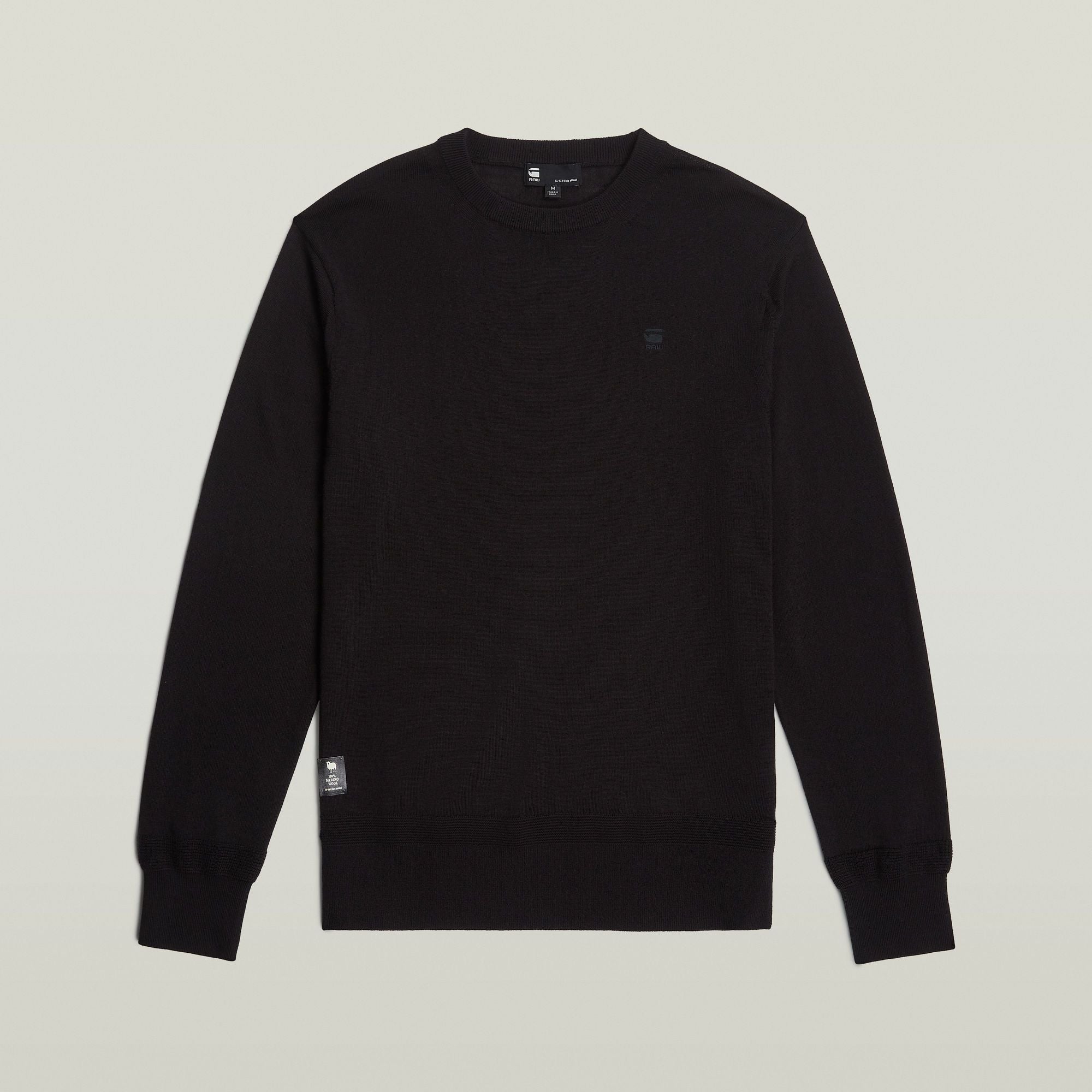 G-Star Raw - Premium Core Knitted Sweater - Dark Black
