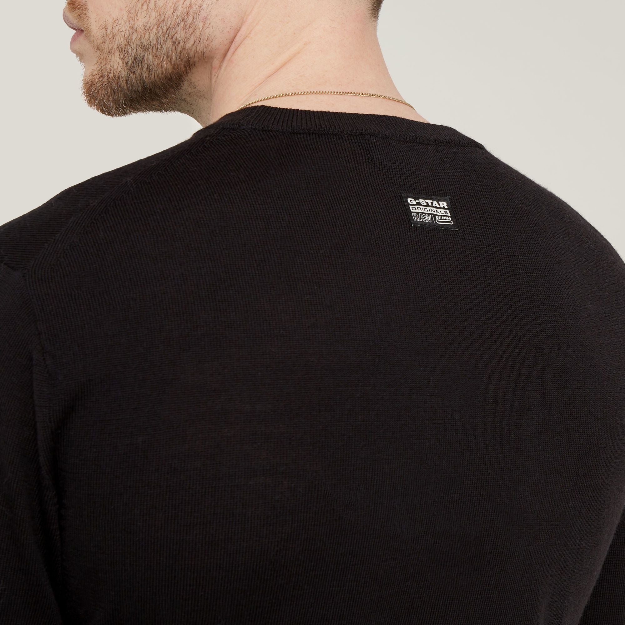 G-Star Raw - Premium Core Knitted Sweater - Dark Black
