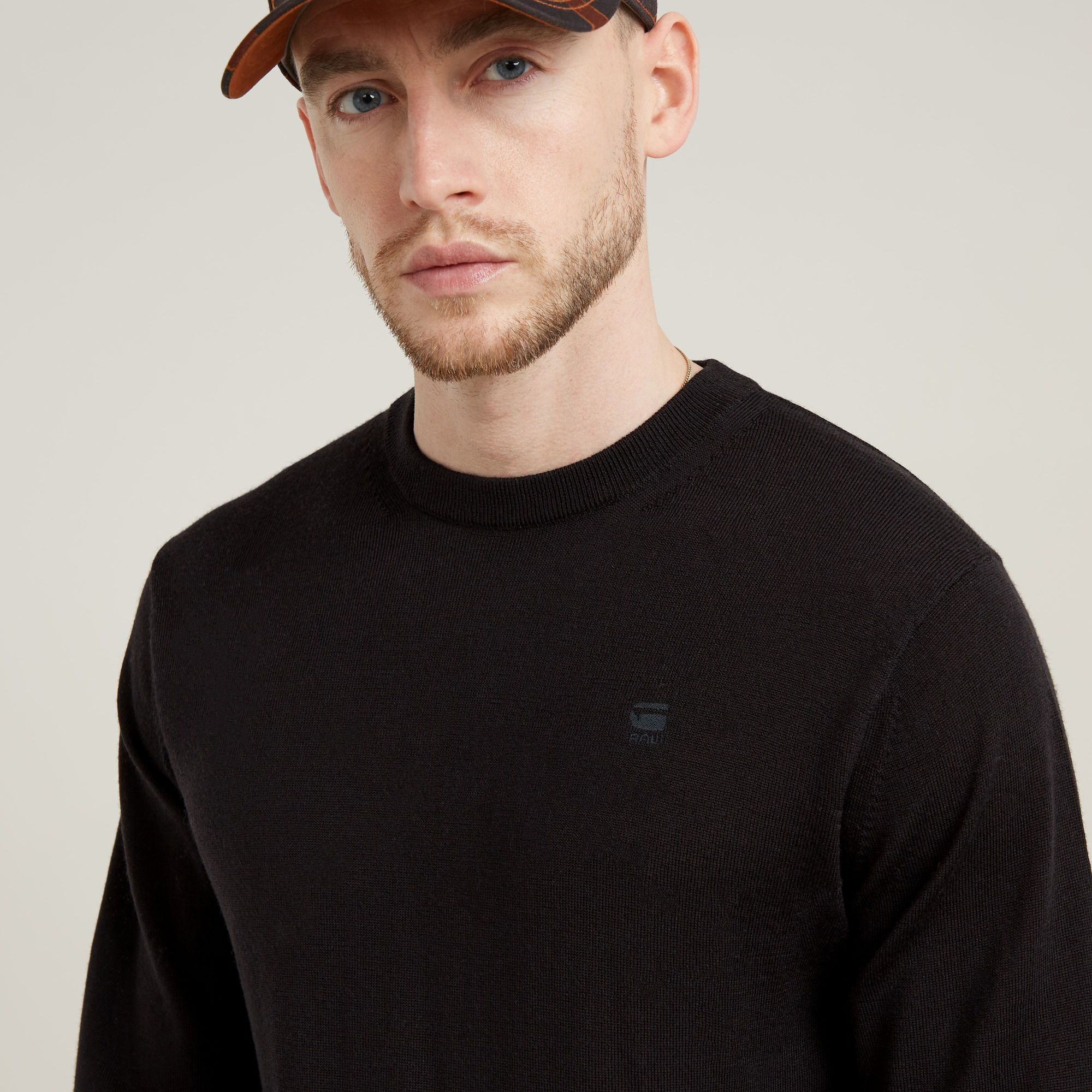 G-Star Raw - Premium Core Knitted Sweater - Dark Black