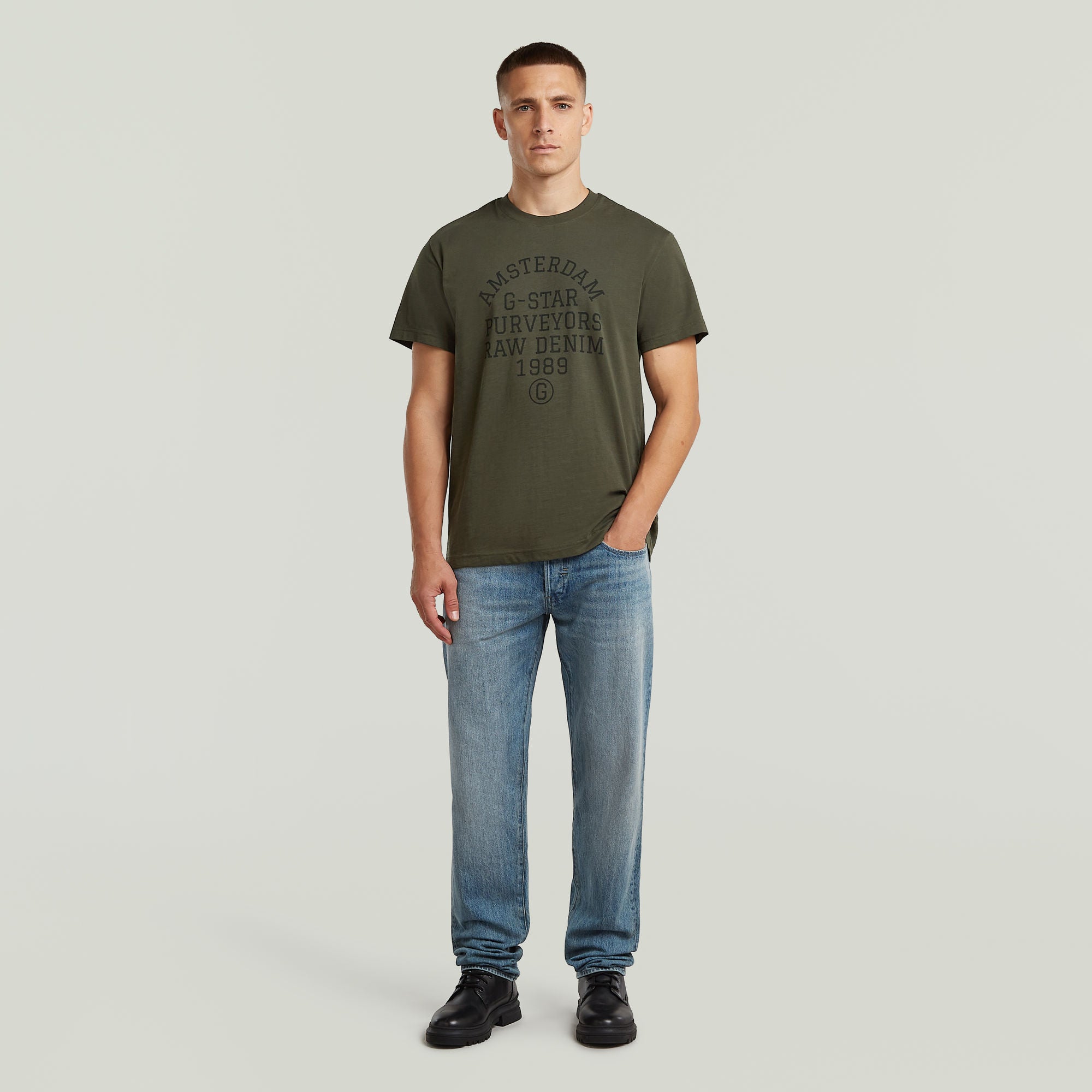G-Star Raw - Purveyors Graphic R Tee - Asfalt