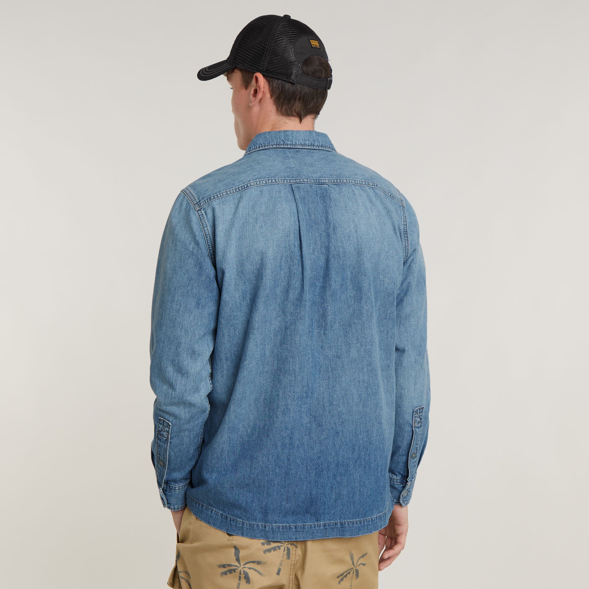 G-Star Raw - 1-Pocket Regular Denim LS Shirt - Sun Faded Thames