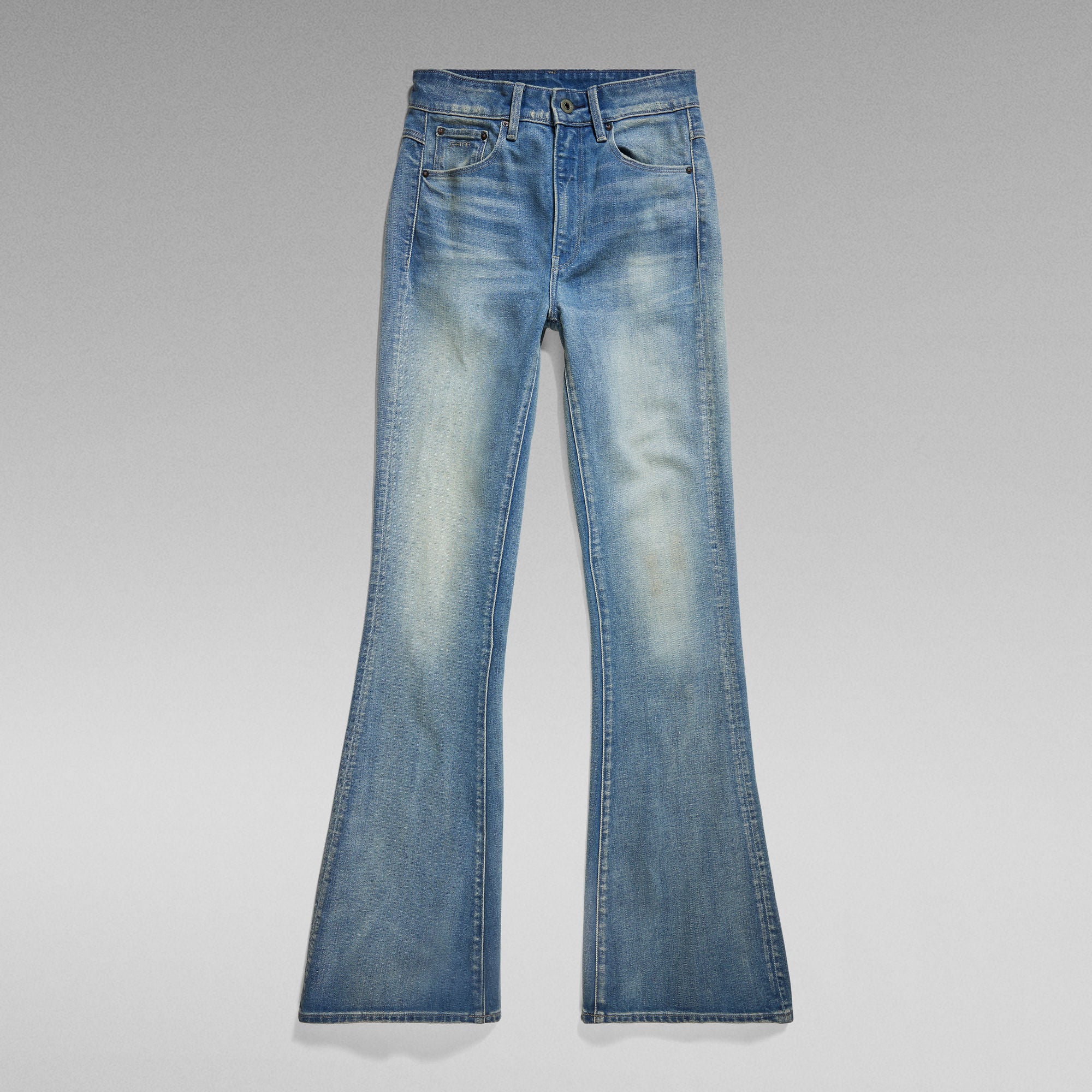 G-Star Raw - 3301 High Flare Jean - Vintage Cool Aqua