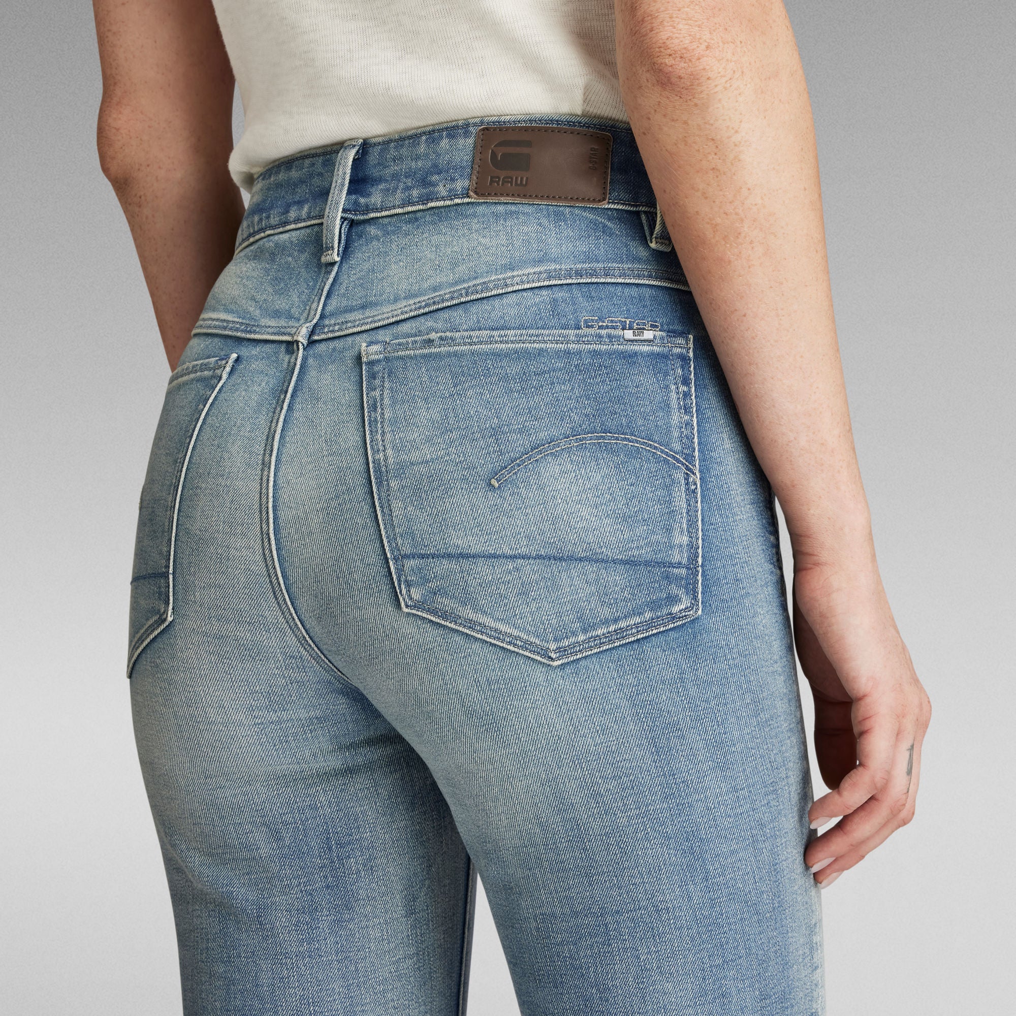 G-Star Raw - 3301 High Flare Jean - Vintage Cool Aqua
