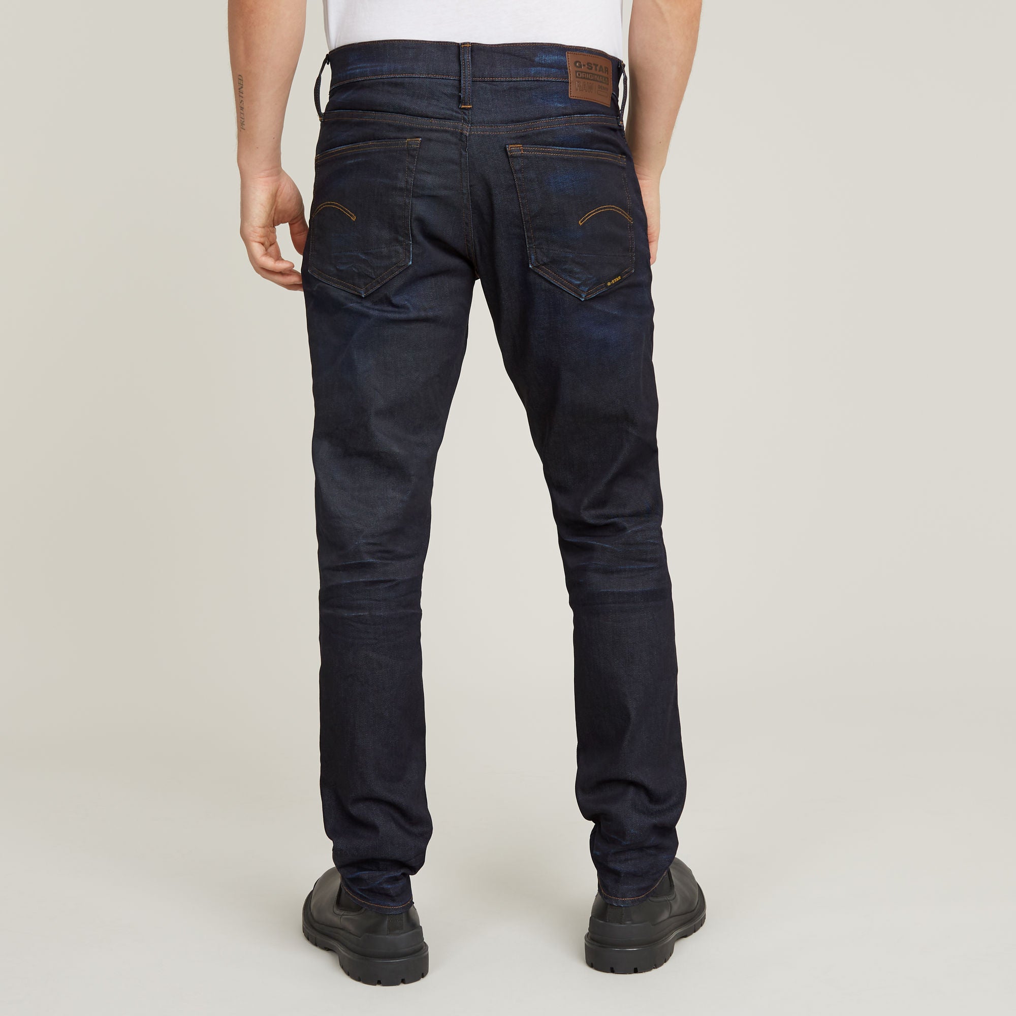 G-Star Raw - 3301 Straight Tapered Jean - Dark Aged