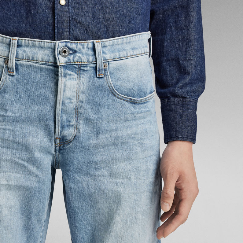 G-Star Raw - 3301 Straight Tapered - Light Indigo Aged