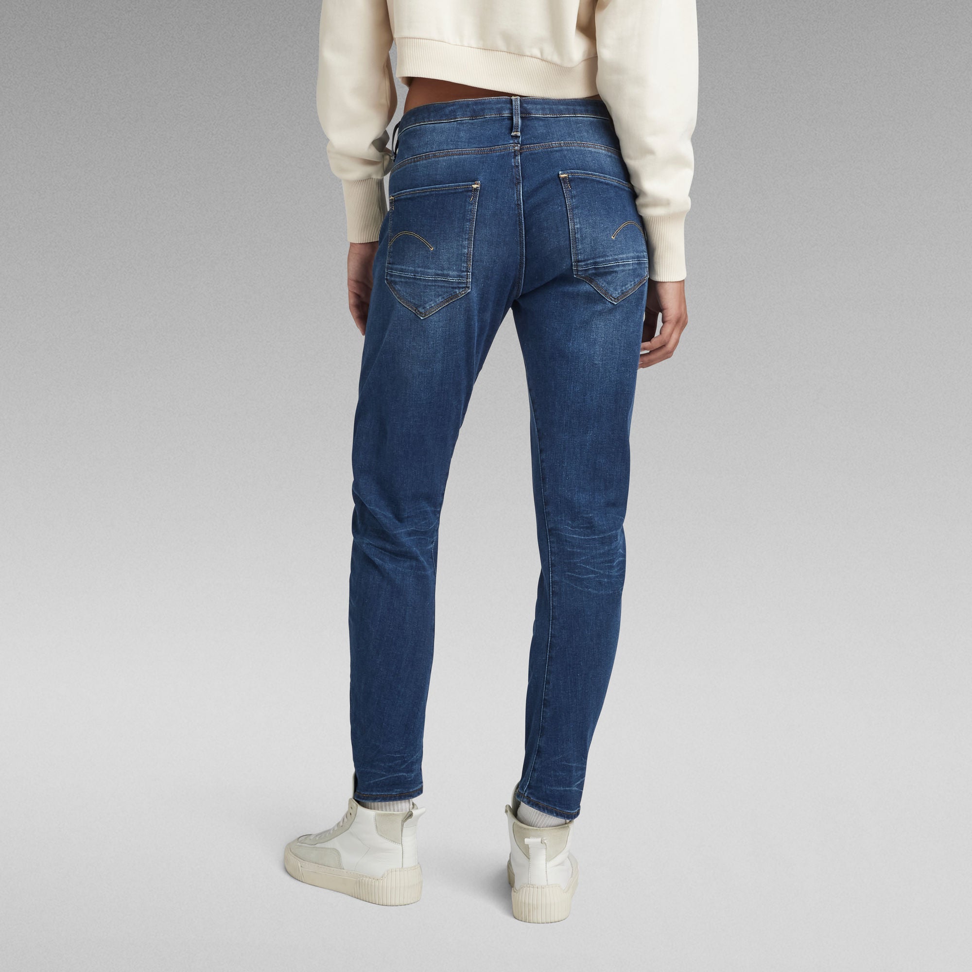 G-Star Raw - Arc 3D Low Waist Boyfriend Jean - Medium Aged