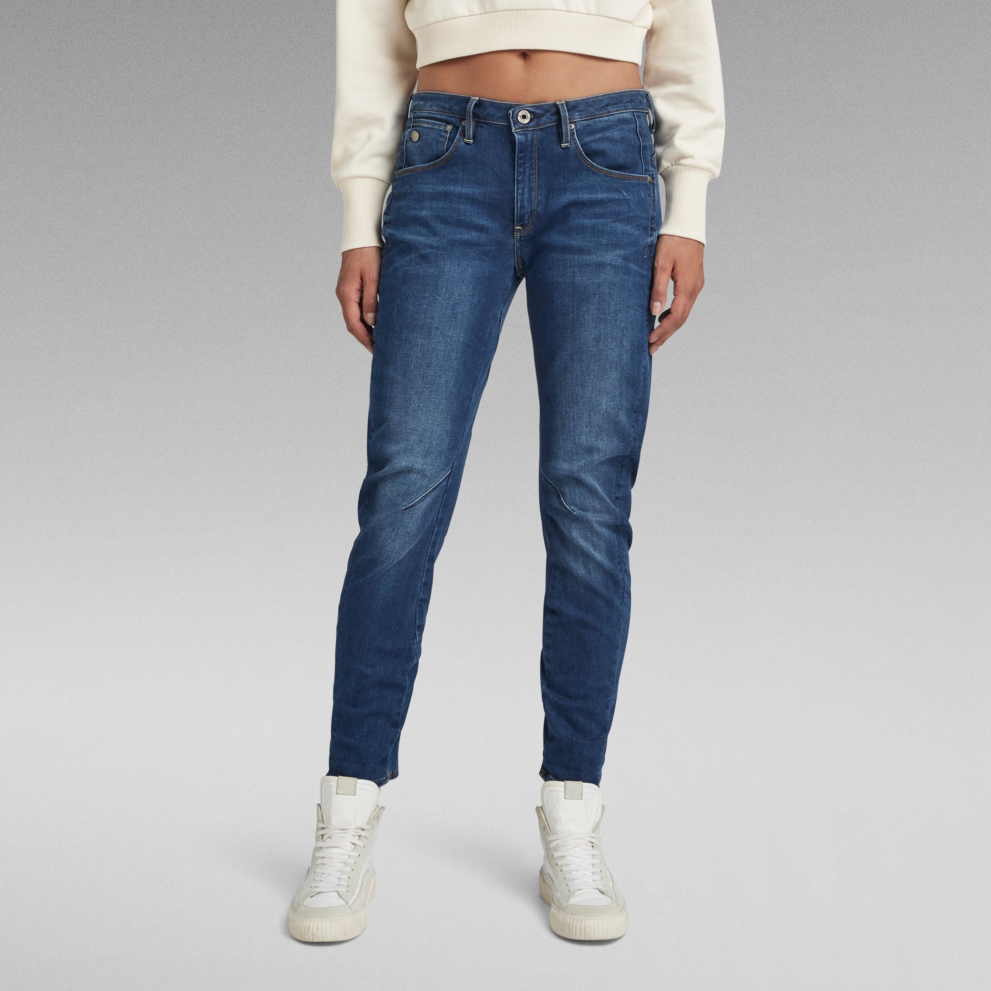 G-Star Raw - Arc 3D Low Waist Boyfriend Jean - Medium Aged