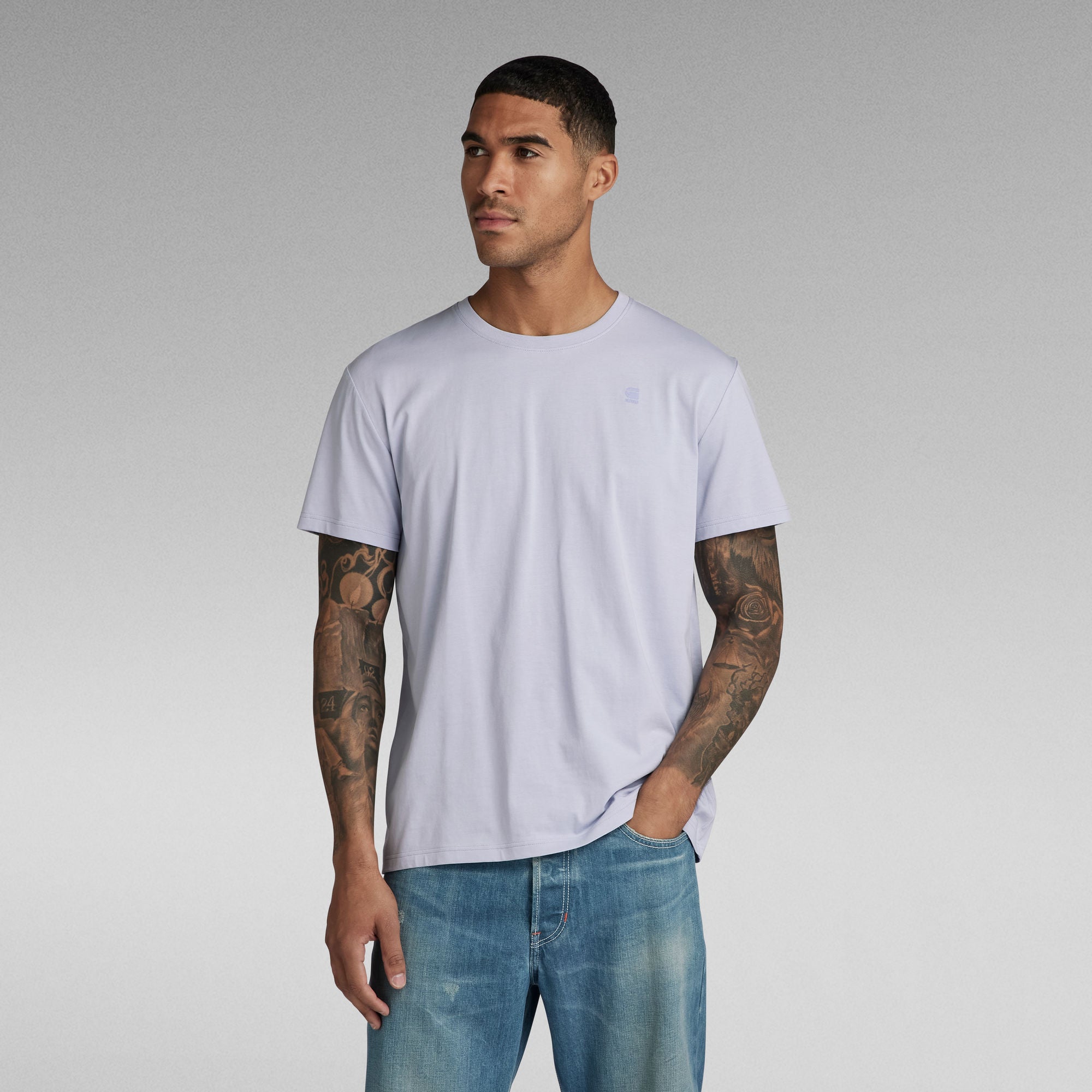 G-Star Raw - Base-S R Tee - Icelandic Blue