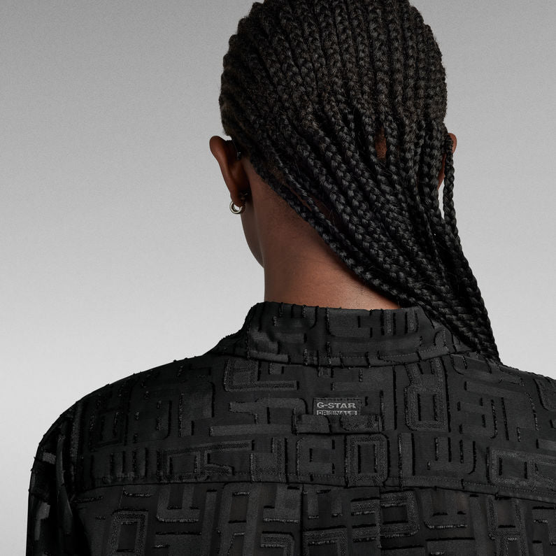 G-Star Raw - Boxy LS Shirt - Dark Black